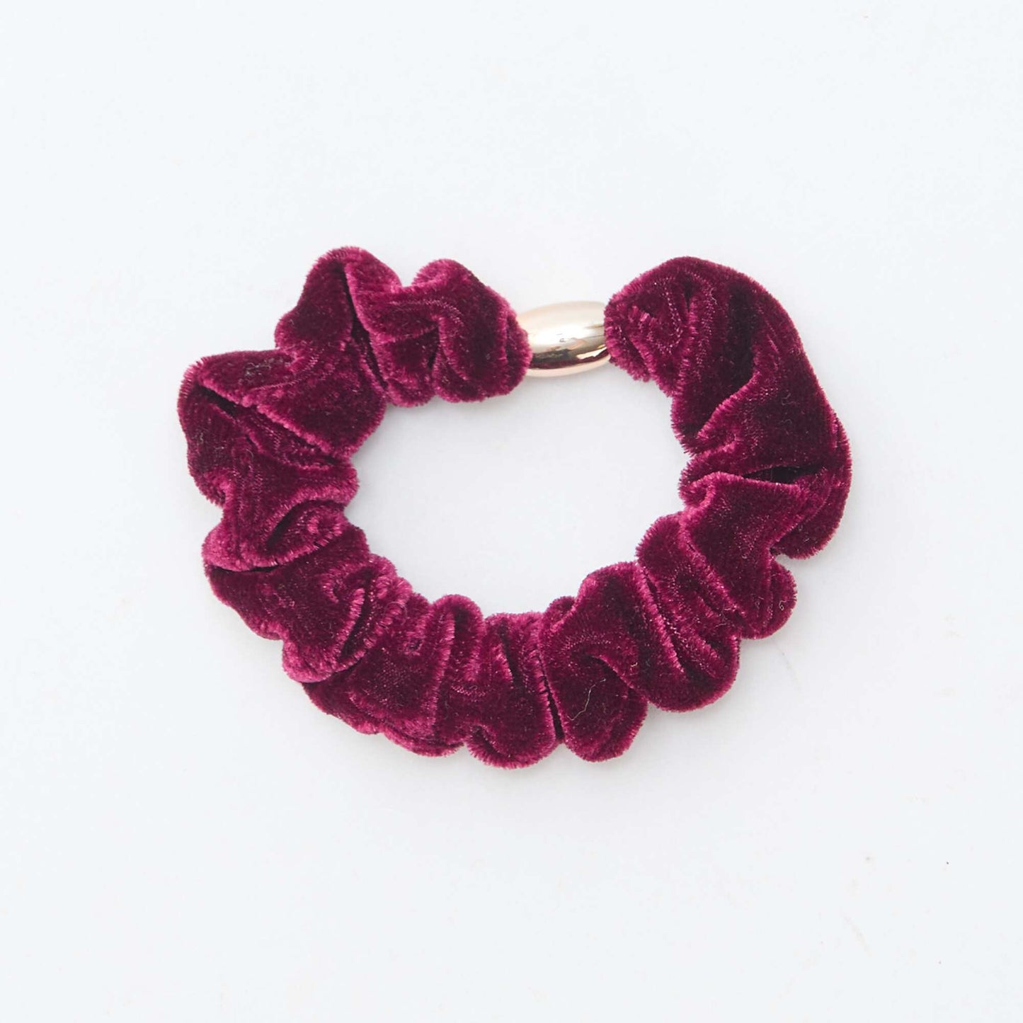 Lot de 4 élastiques velours VIOLET