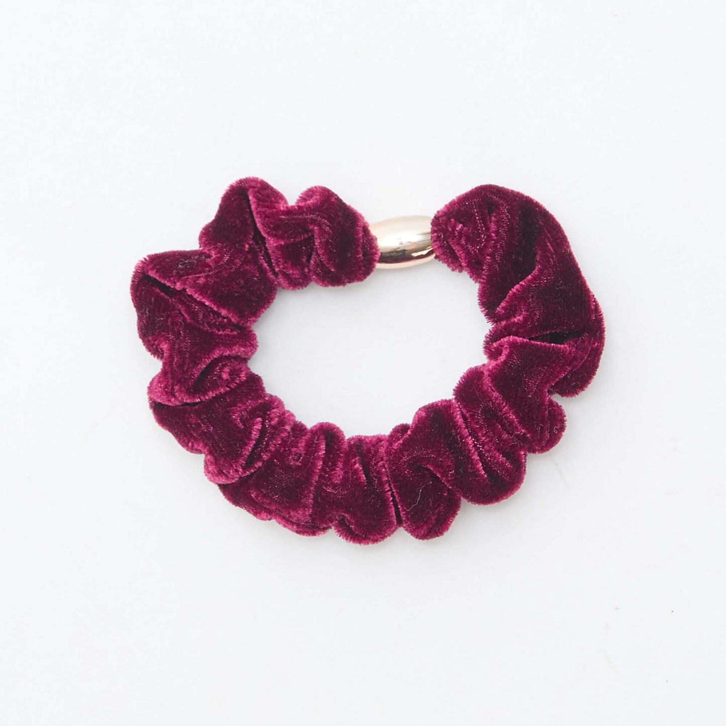 Lot de 4 élastiques velours VIOLET
