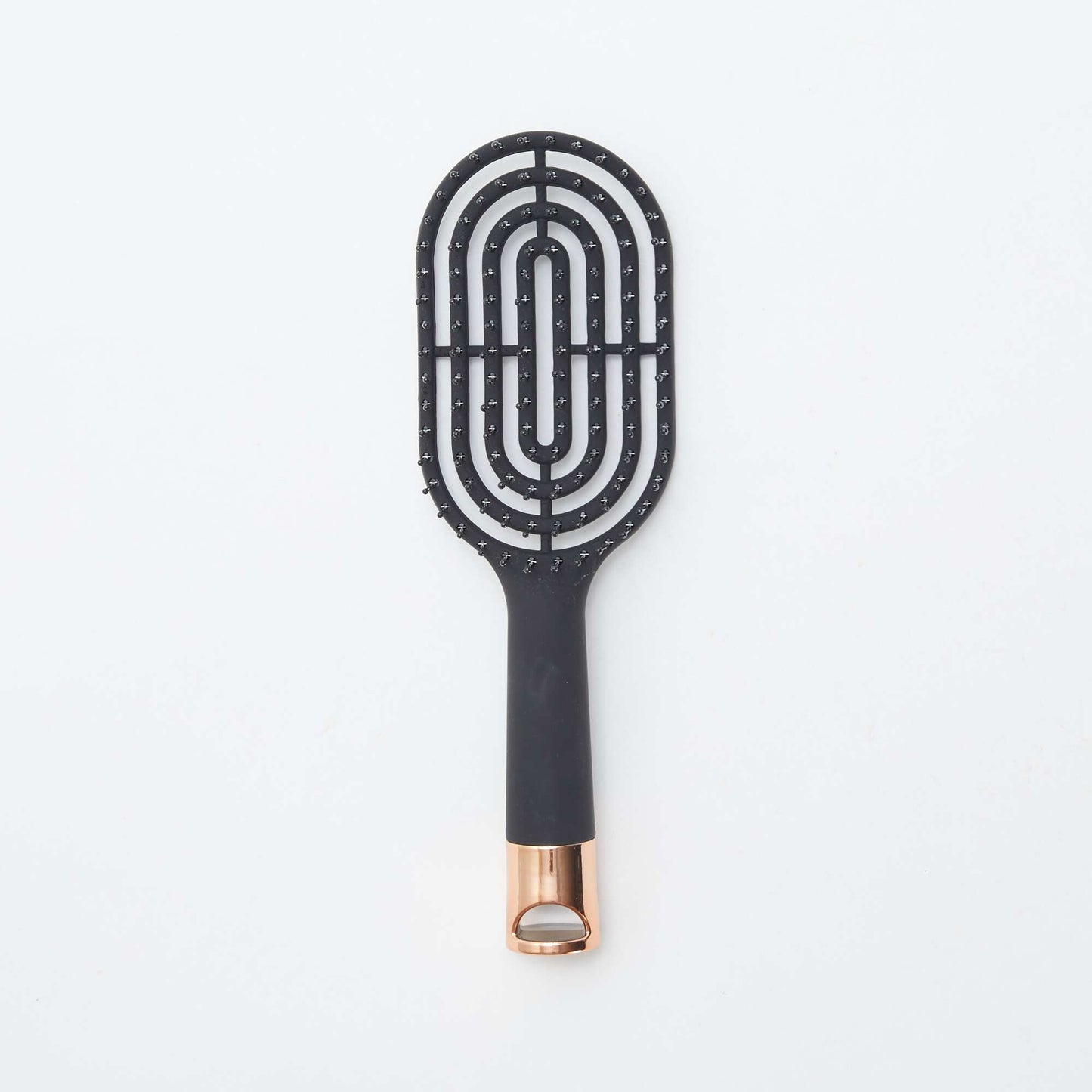 Brosse à cheveux spirale avec détail irisé NOIR