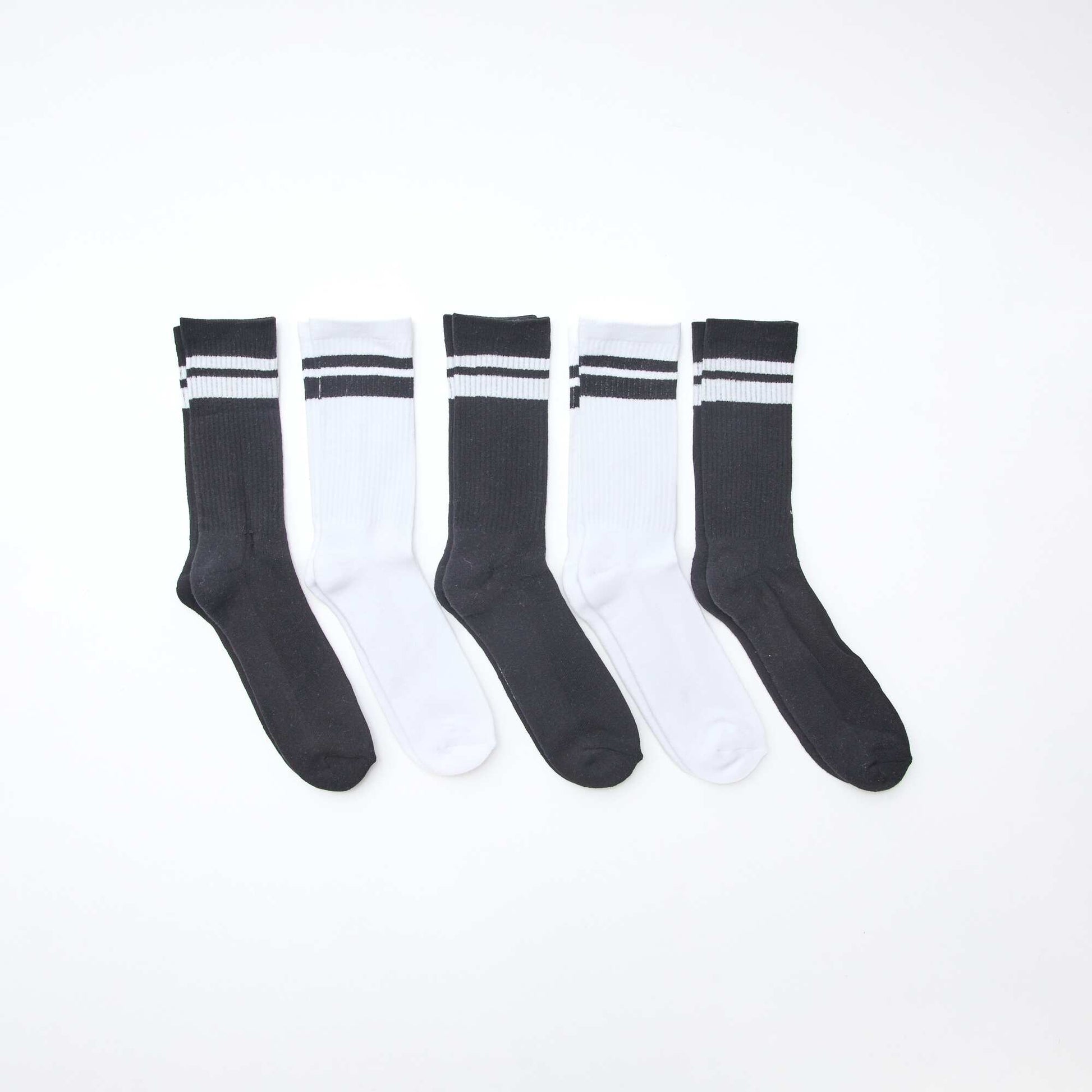 Lot de 5 paires de chaussettes NOIR