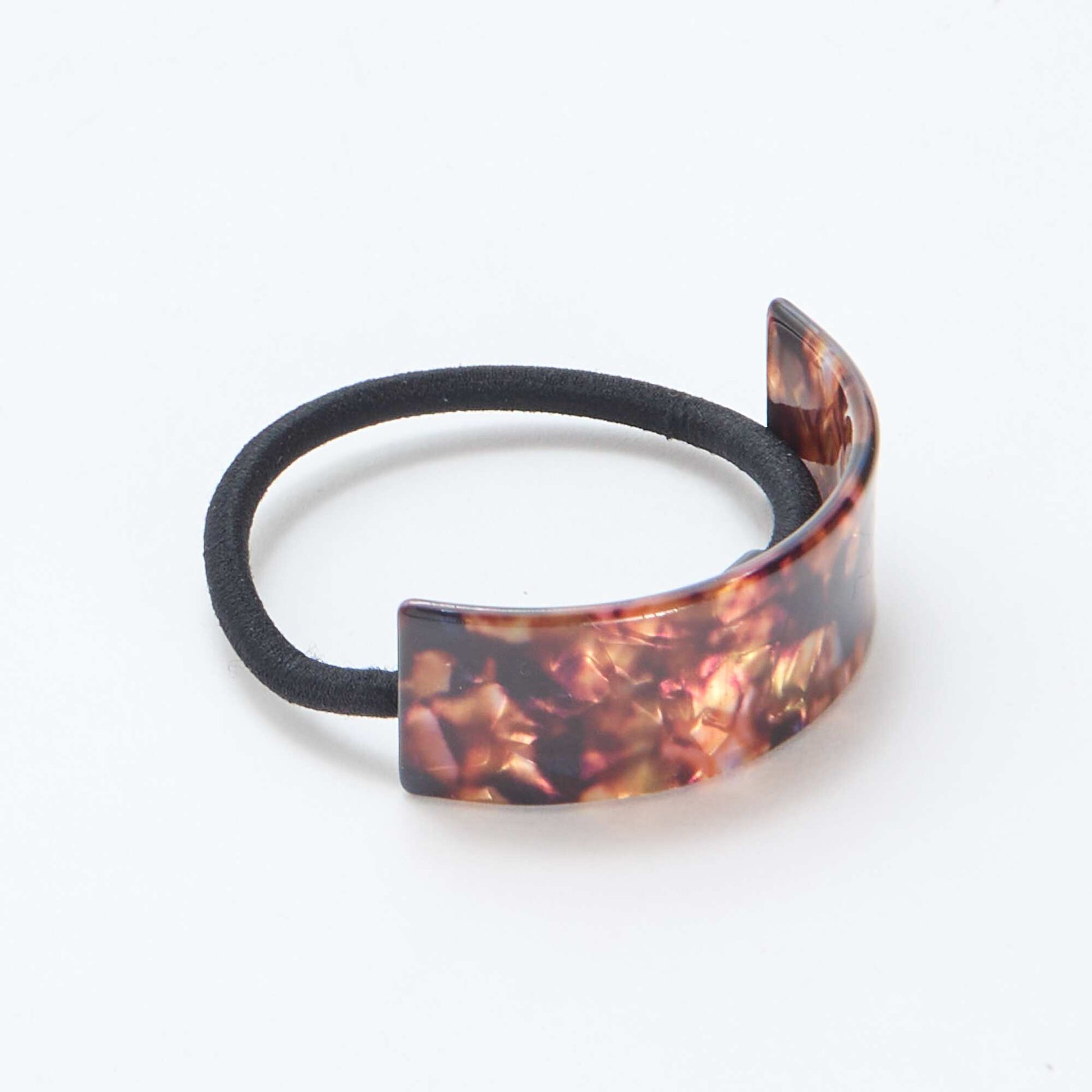 Lot de 2 élastiques avec bijoux ROUGE