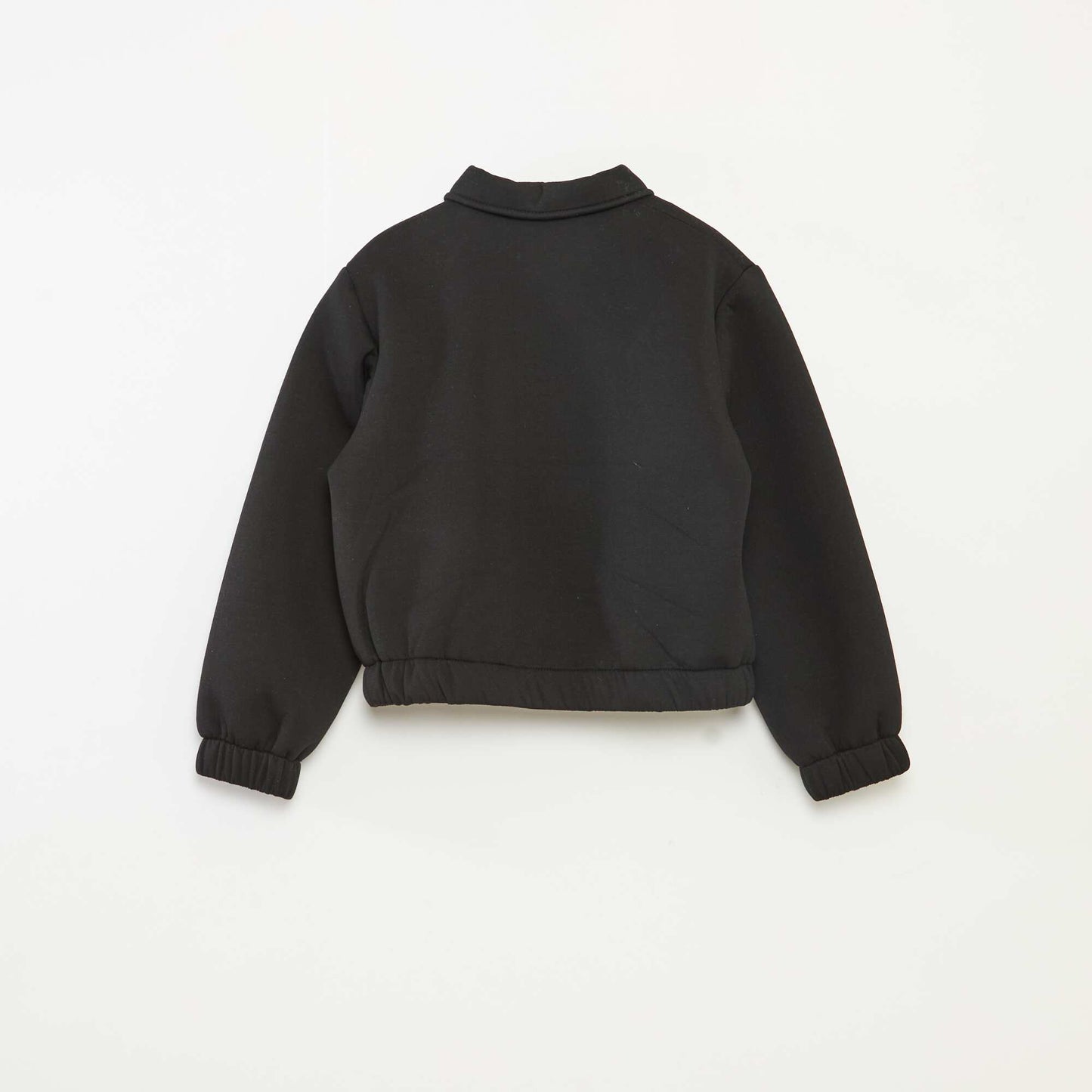 Blouson en maille Milano avec base élastiquée NOIR