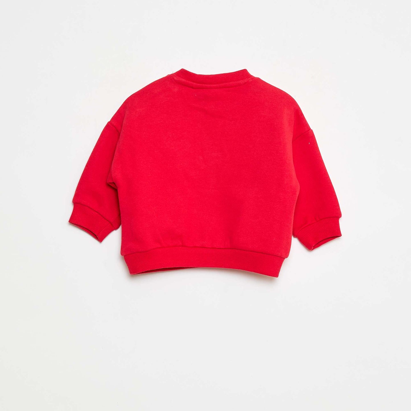 Sweat animé fantaisie 'Disney' 'Marie' en coton ROUGE