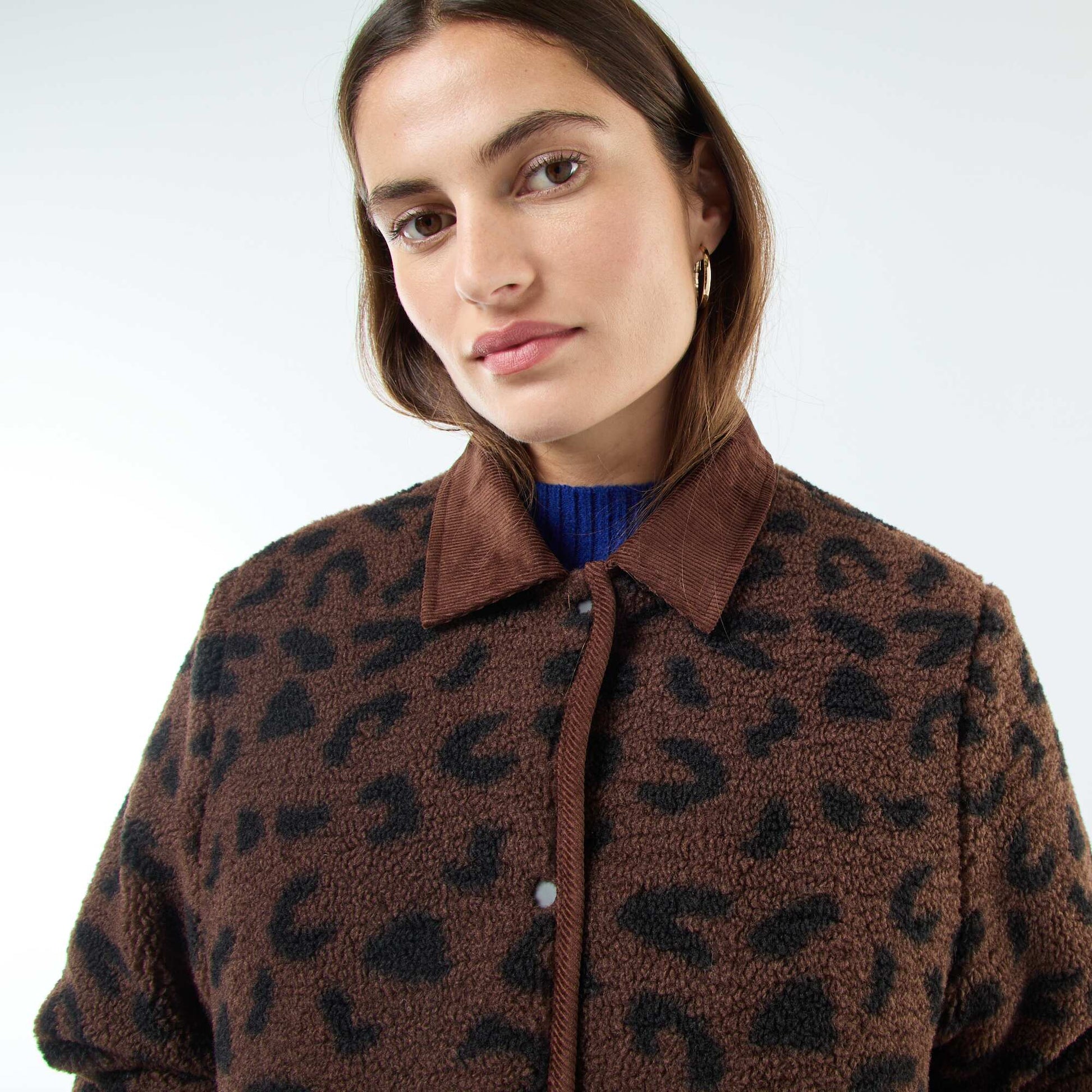 Veste chaude réversible NOIR