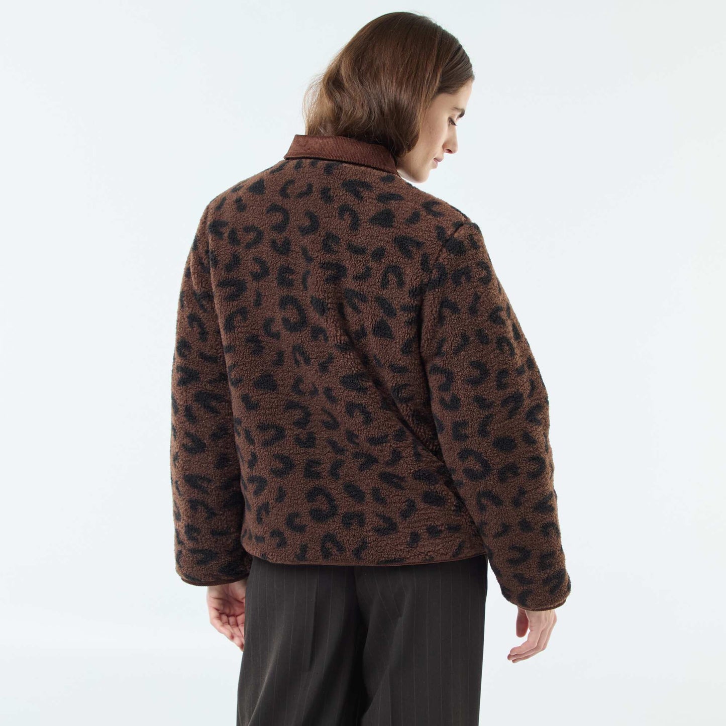 Veste chaude réversible NOIR
