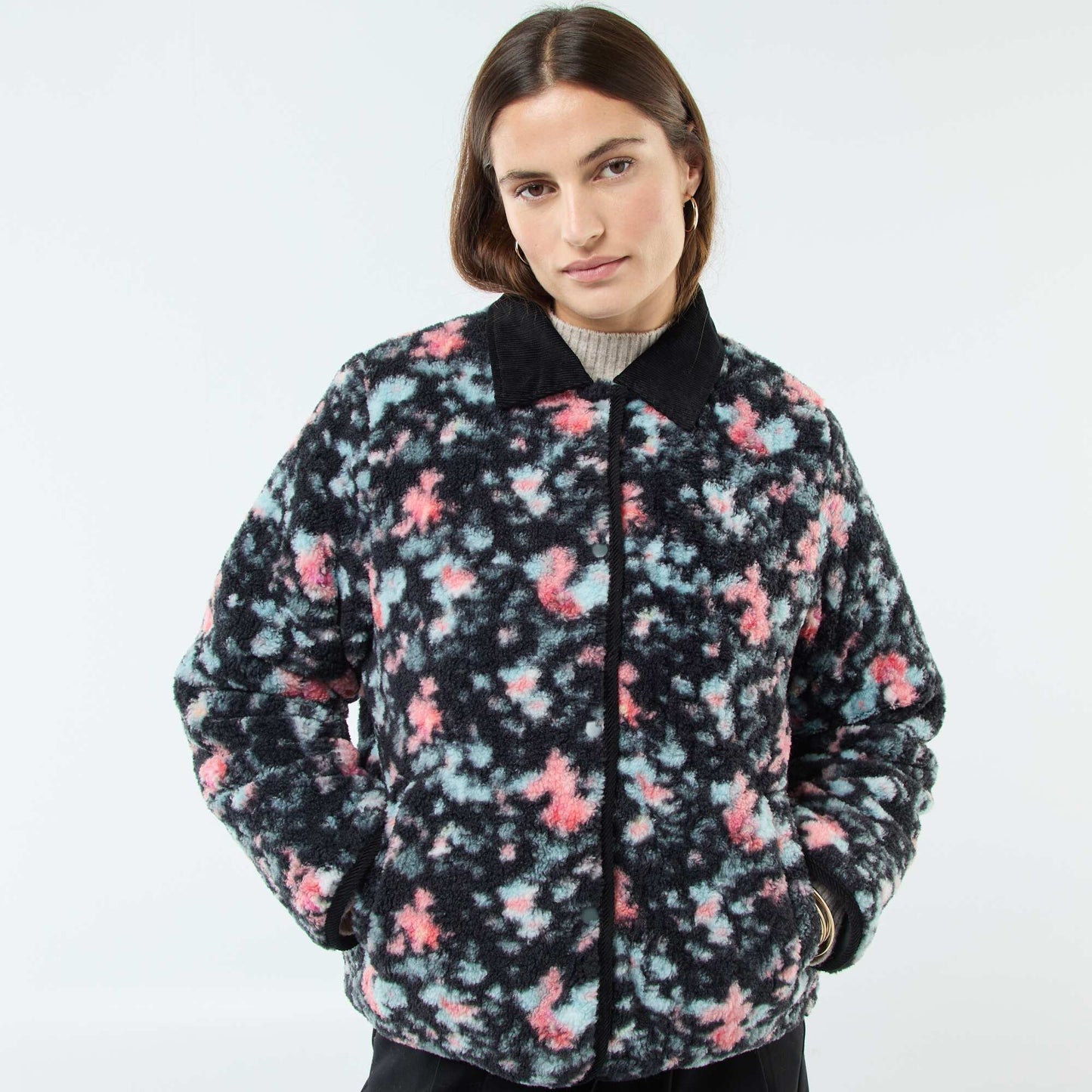 Veste chaude réversible KAKI