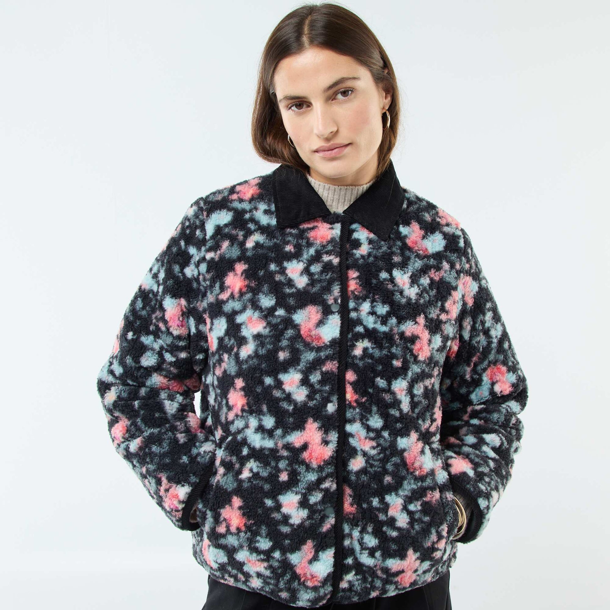 Veste chaude réversible KAKI