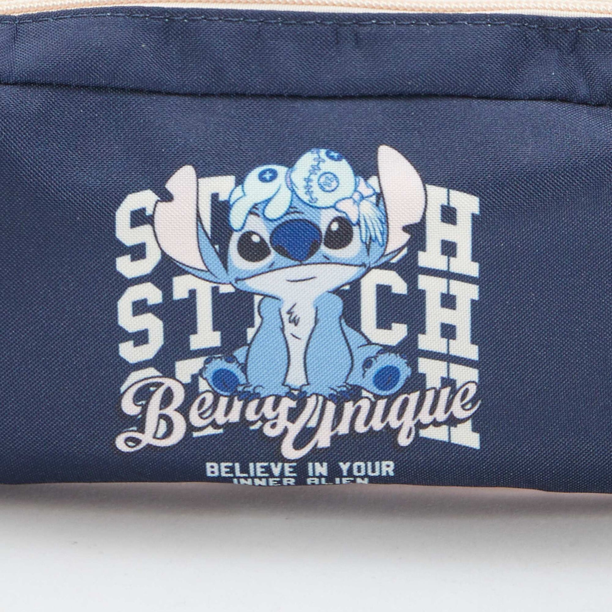 Trousse 'Stitch' 'Disney' à 2 compartiments NOIR