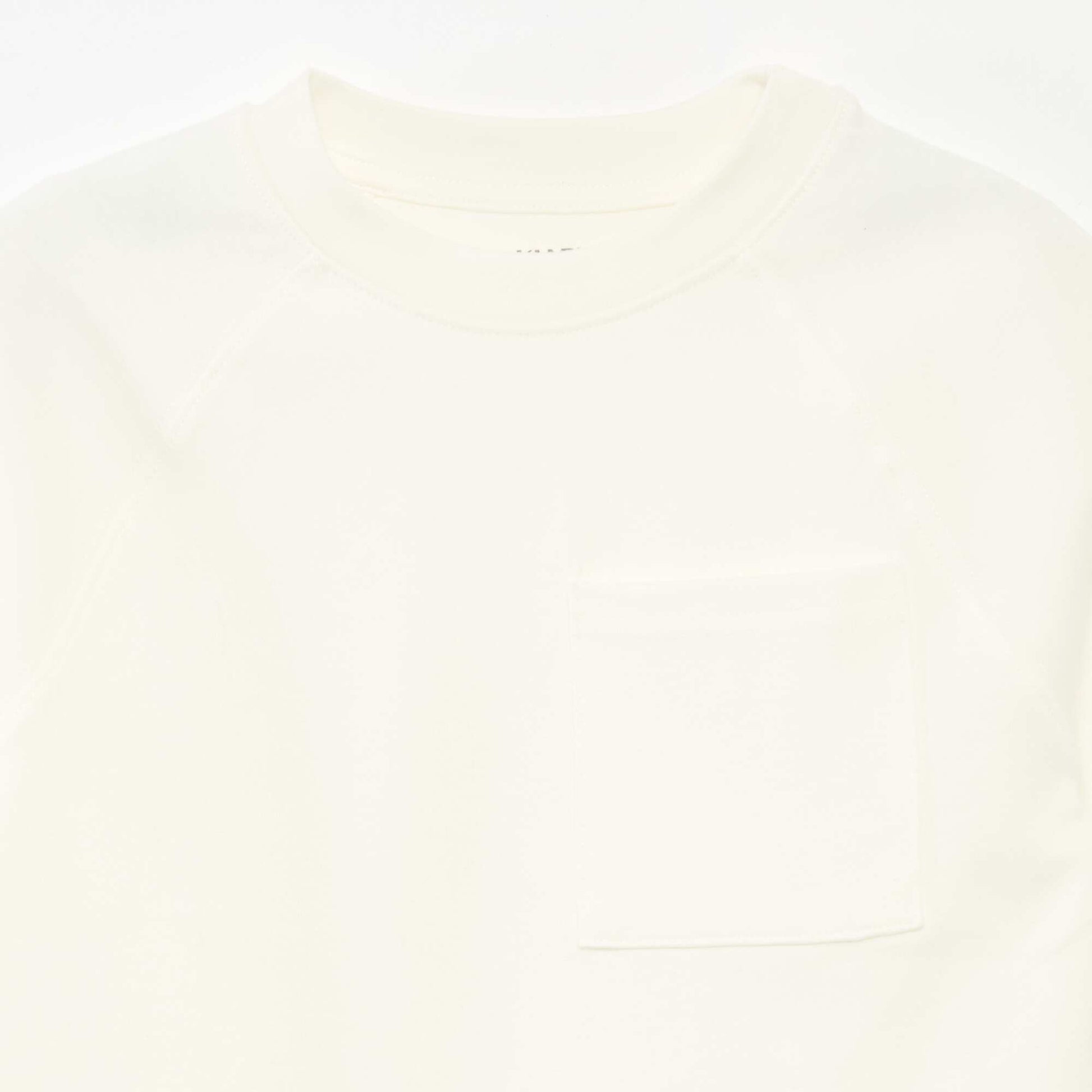 T-shirt loose en coton BLANC