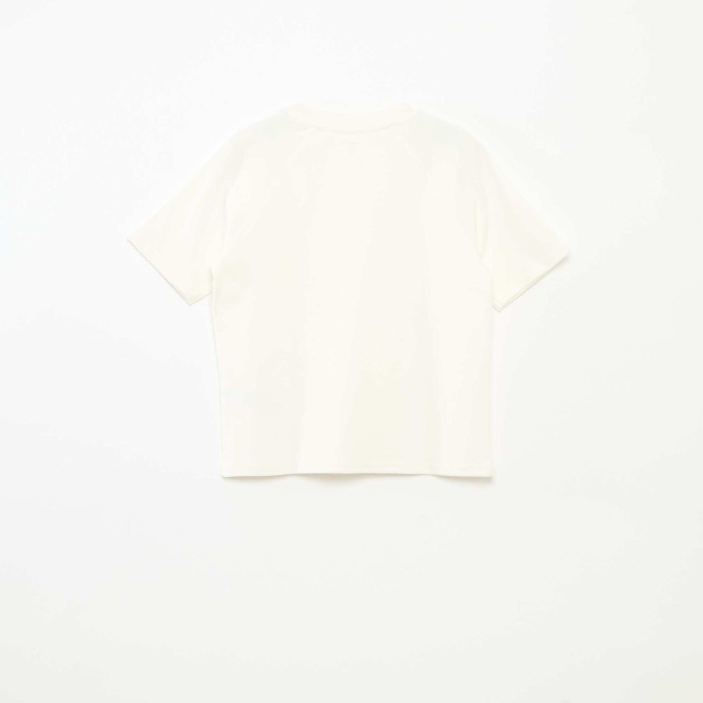T-shirt loose en coton BLANC