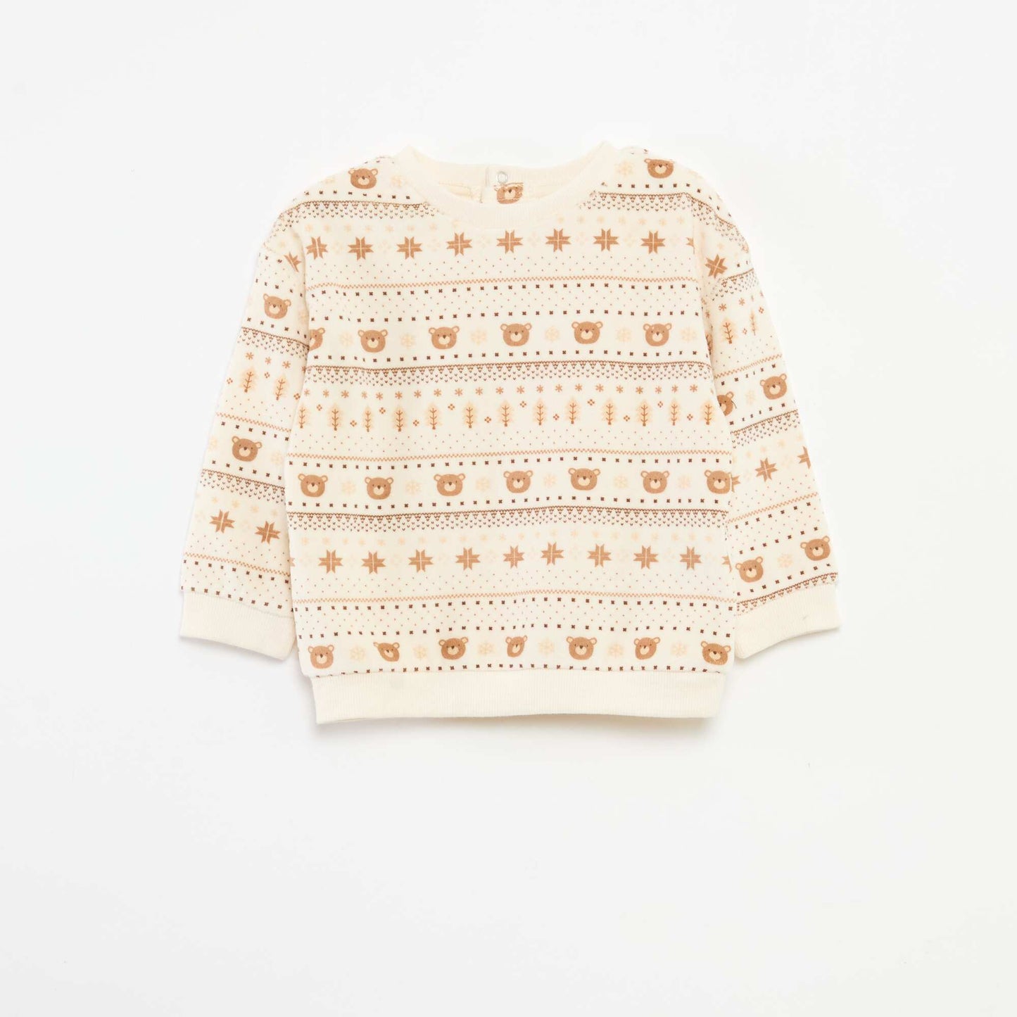 Ensemble de pyjama en velours + gilet interlock en coton BEIGE