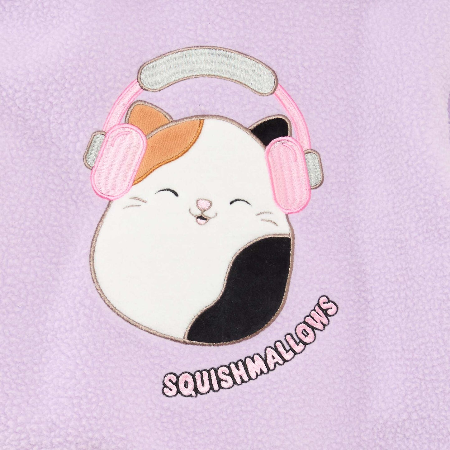Sweat à capuche animée 'Squishmallows' effet moutonné uni VIOLET