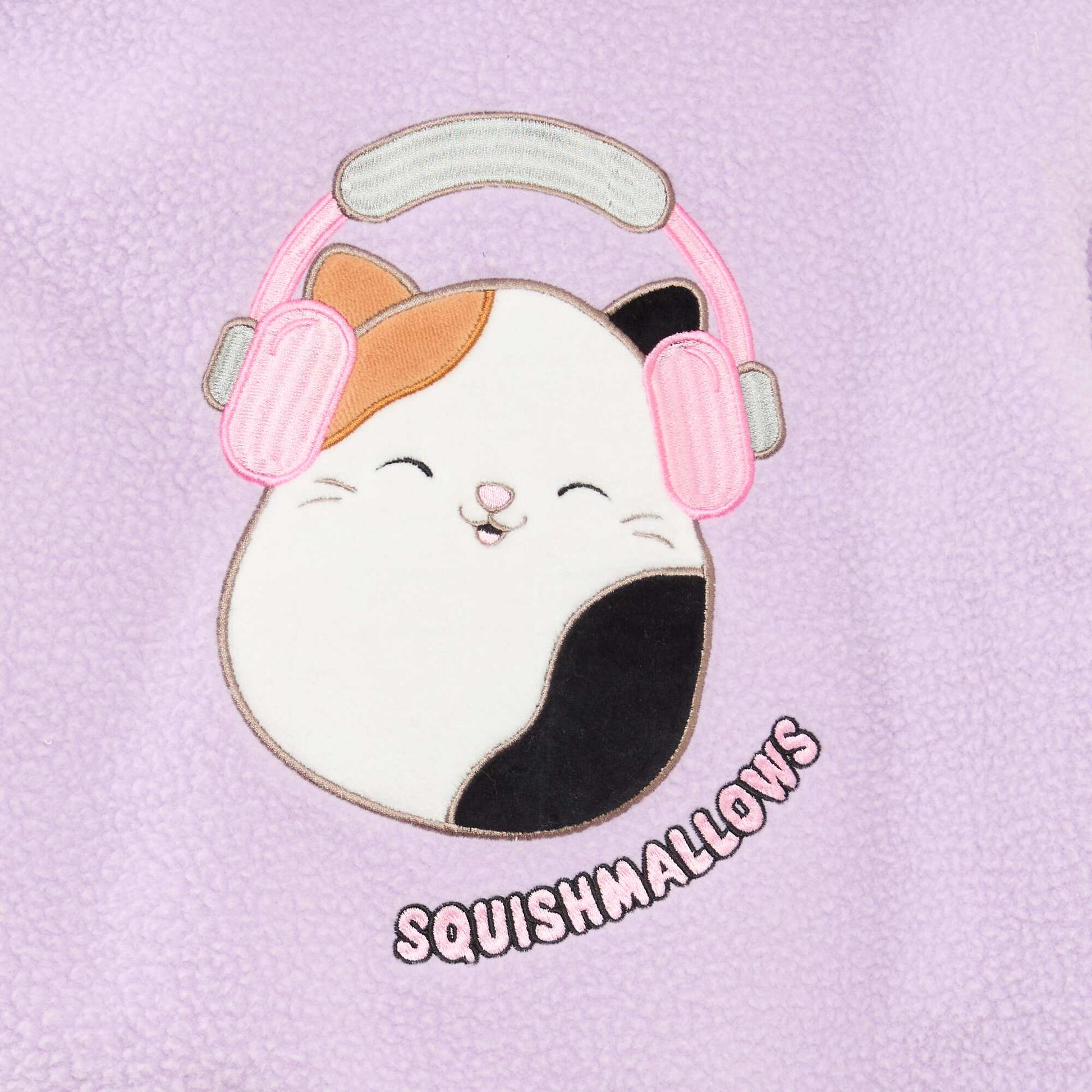 Sweat à capuche animée 'Squishmallows' effet moutonné uni VIOLET