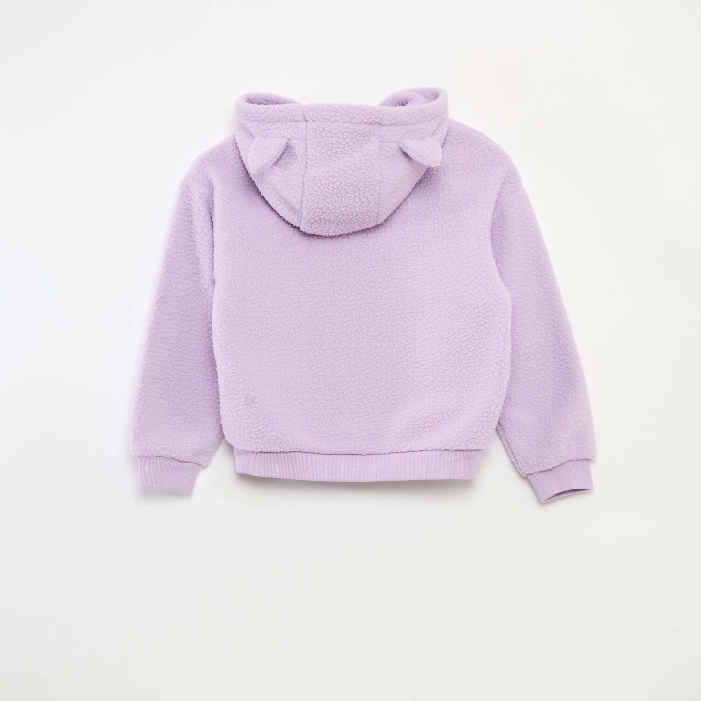 Sweat à capuche animée 'Squishmallows' effet moutonné uni VIOLET