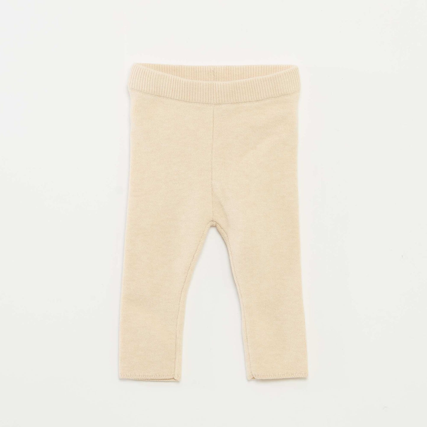 Ensemble pull + legging en maille BEIGE