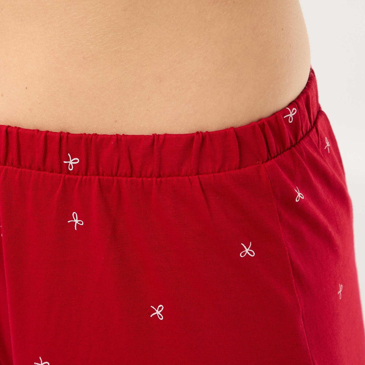 Ensemble pyjama imprimé noeud - 2 pièces ROUGE – Kiabi Nouvelle Caledonie