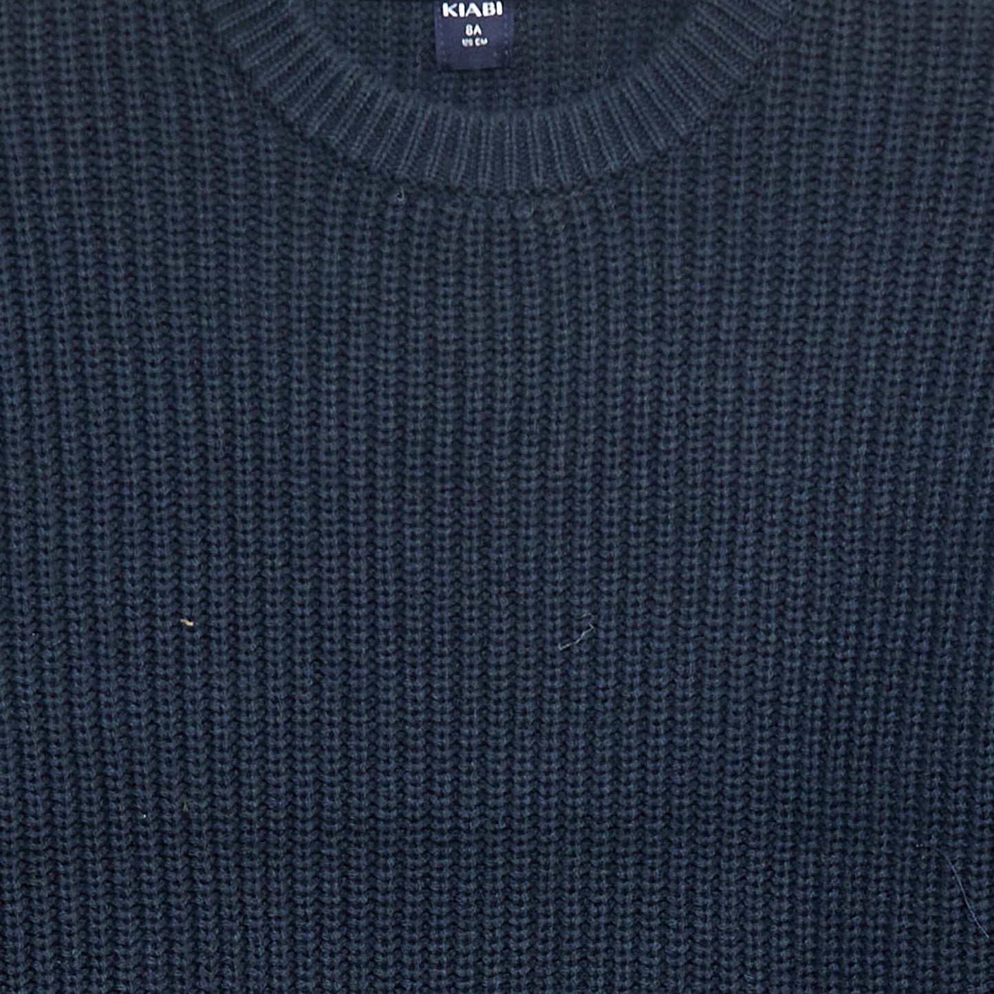 Pull tricoté en color block BLEU