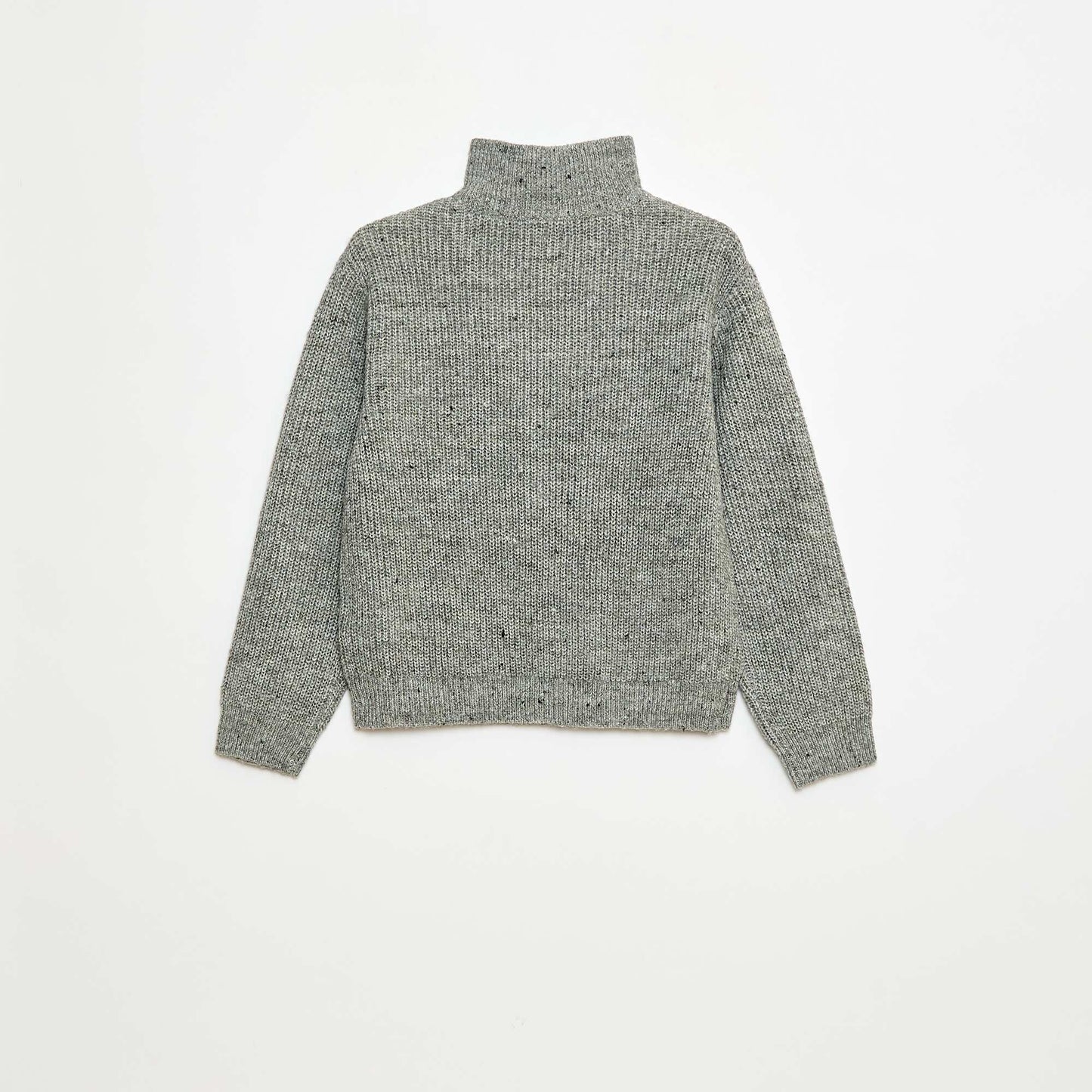 Pull chaud rayé GRIS