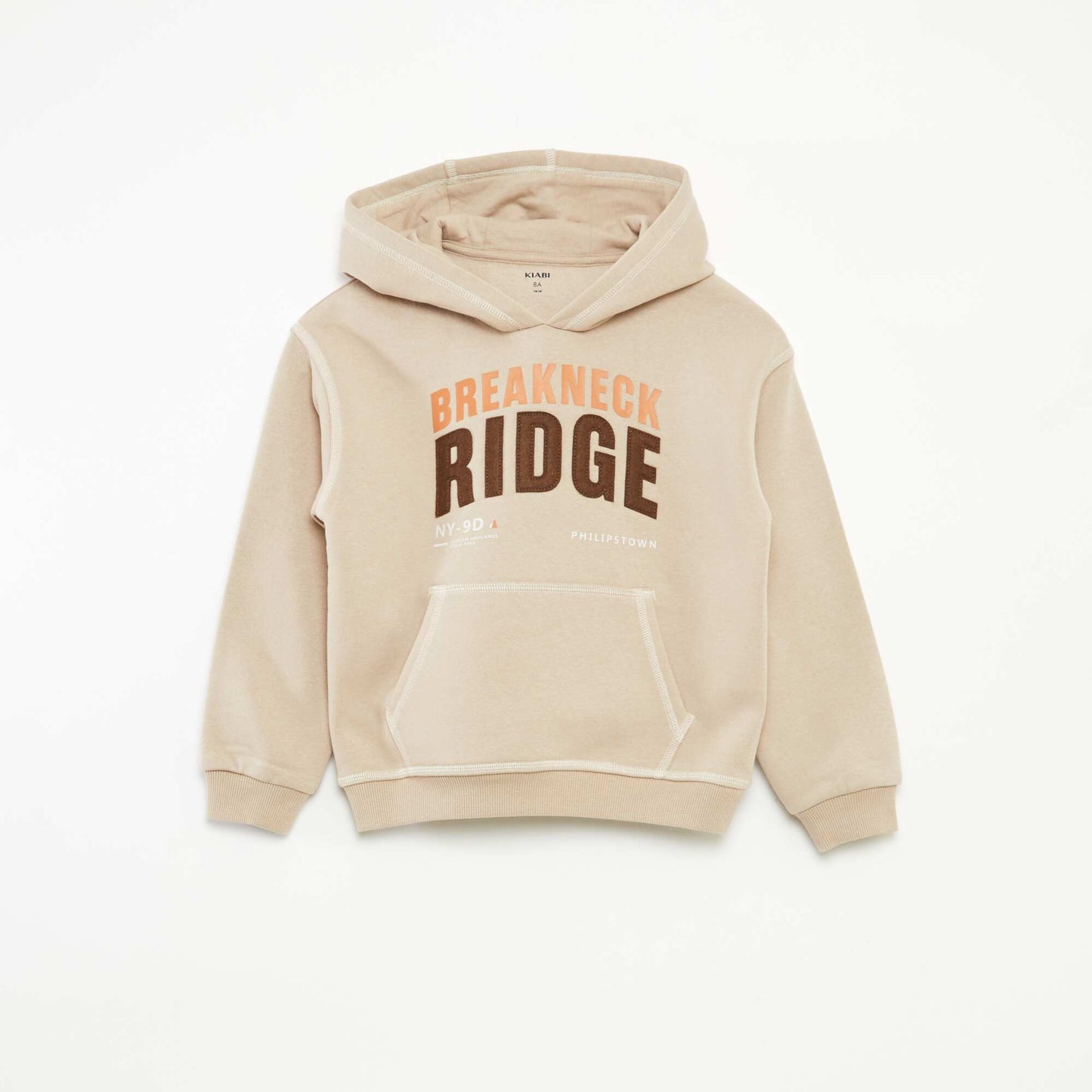 Sweat à capuche imprimé BEIGE
