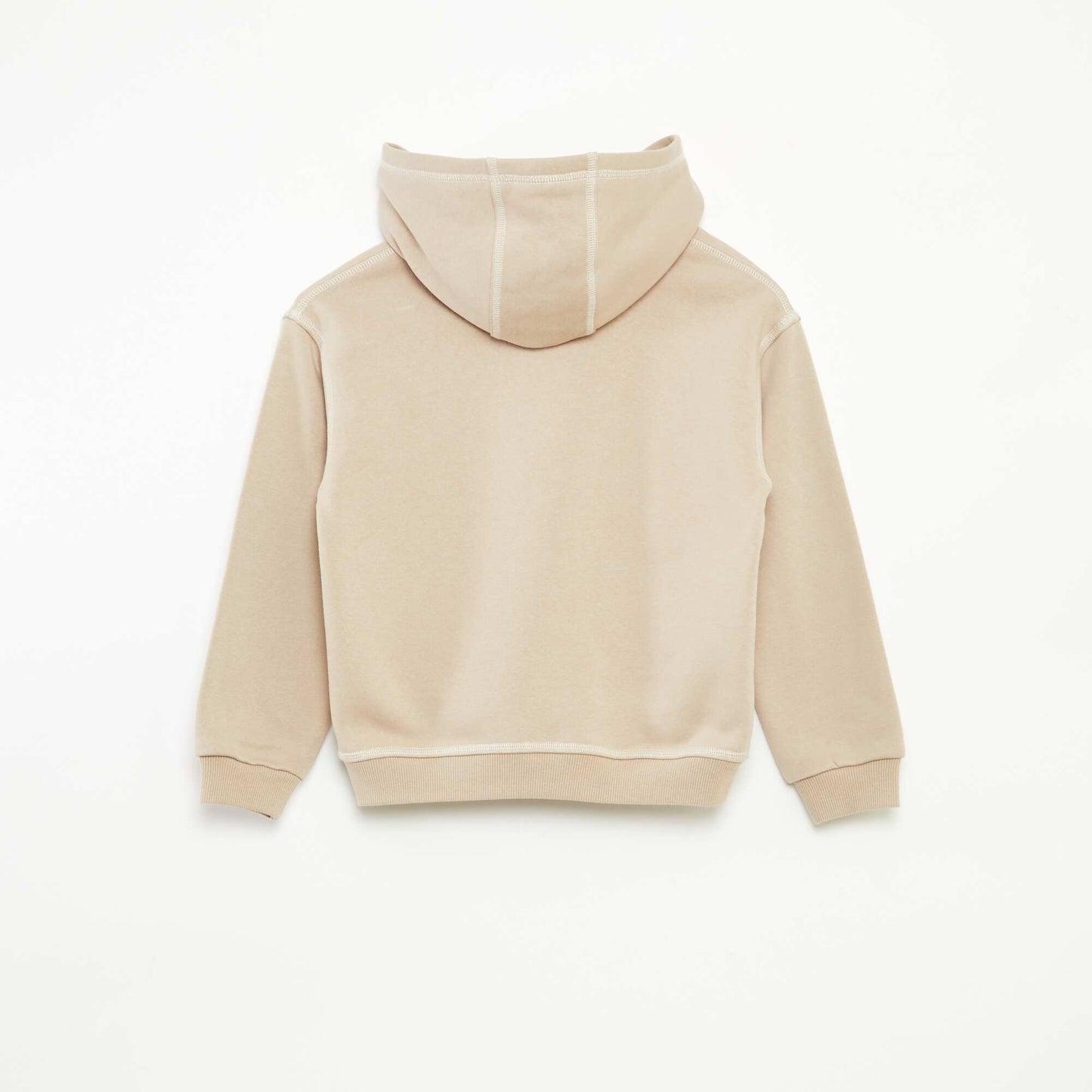 Sweat à capuche imprimé BEIGE