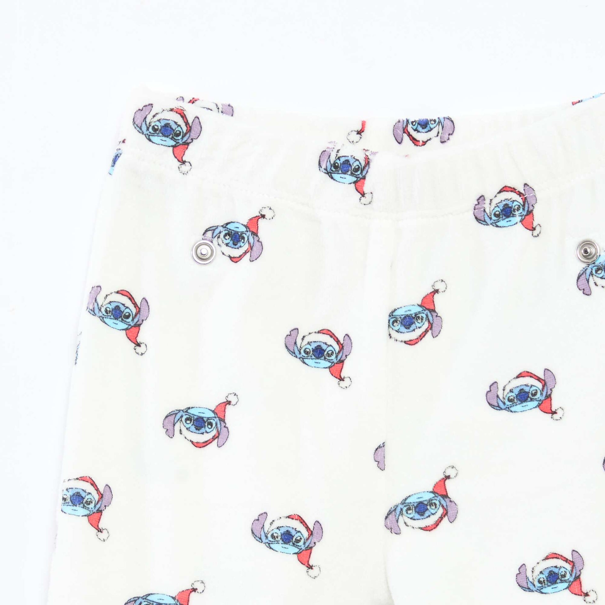 Ensemble de pyjama Noël imprimé 'Disney' 'Stitch' en coton ROUGE
