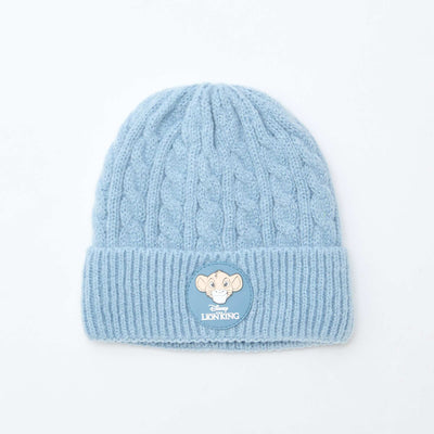 Bonnet côtelé et torsadé 'Simba' 'Disney' BLEU