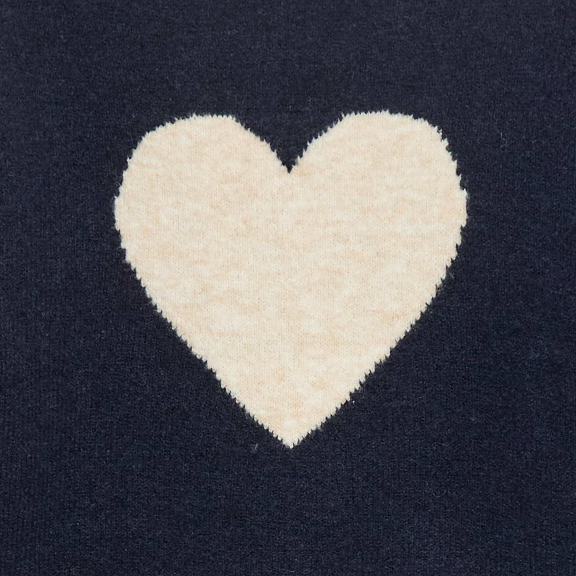 Pull col rond à motif BLEU