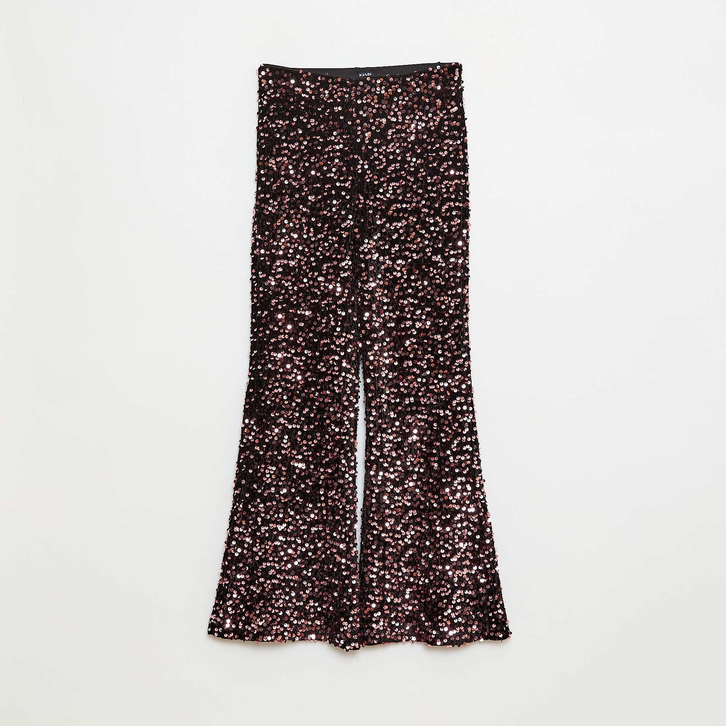 Pantalon brillant flare fit ROSE