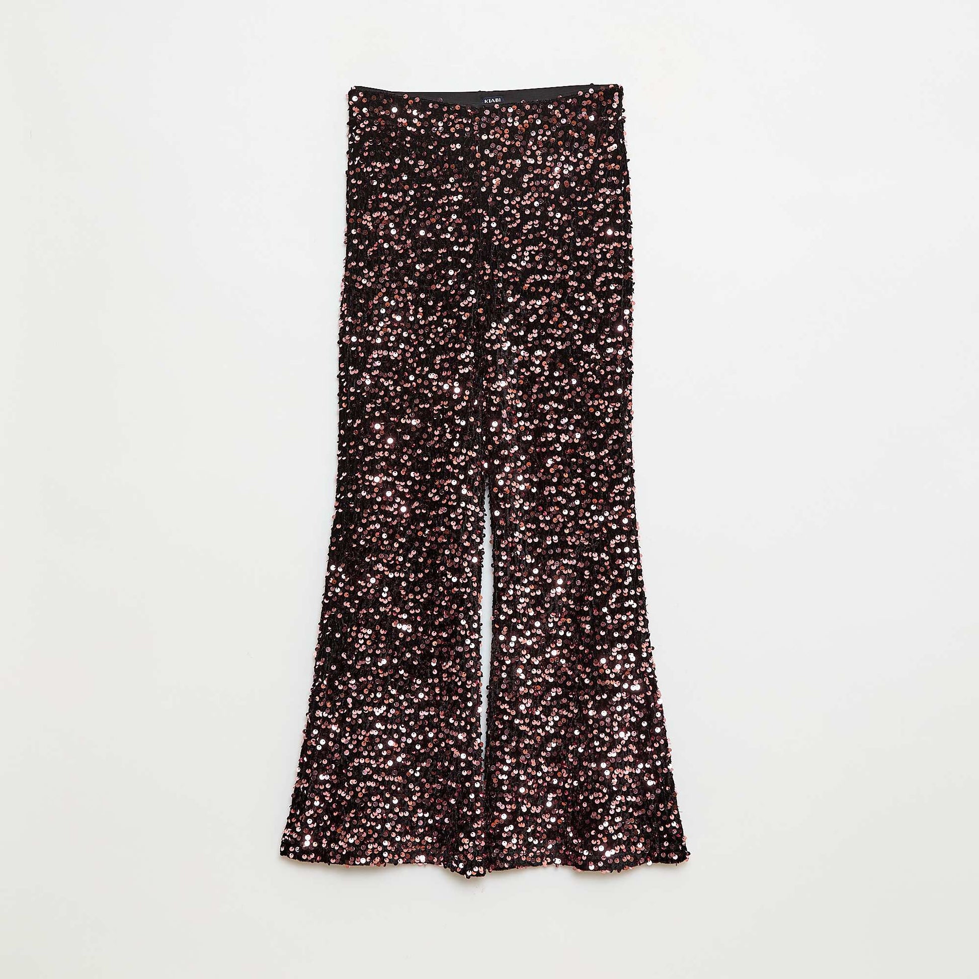 Pantalon brillant flare fit ROSE