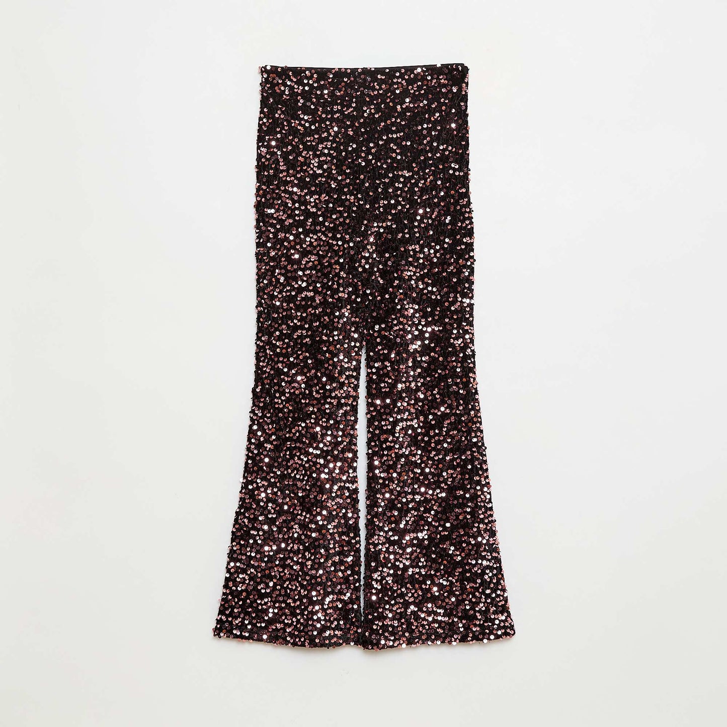 Pantalon brillant flare fit ROSE