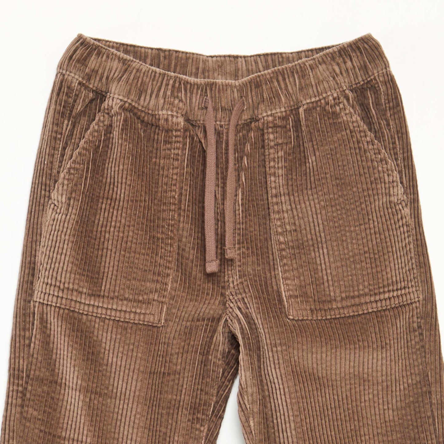 Pantalon en velours côtelé MARRON