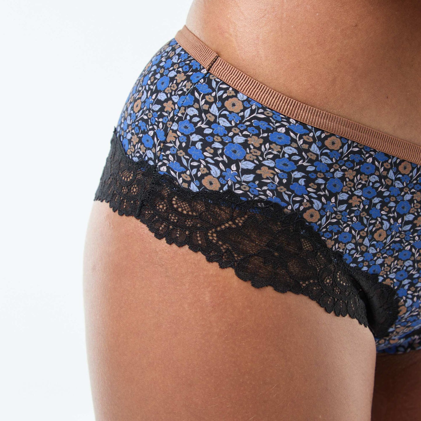 Shorty en microfibre imprimé BLEU