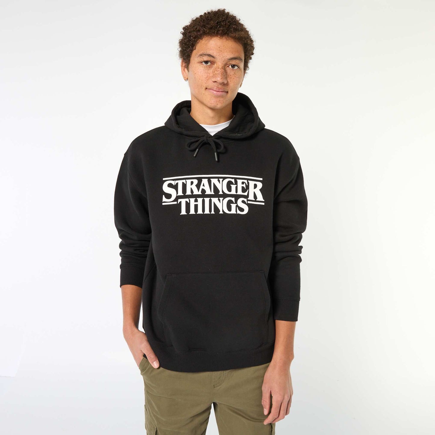 Sweat à capuche 'Stranger Things' NOIR