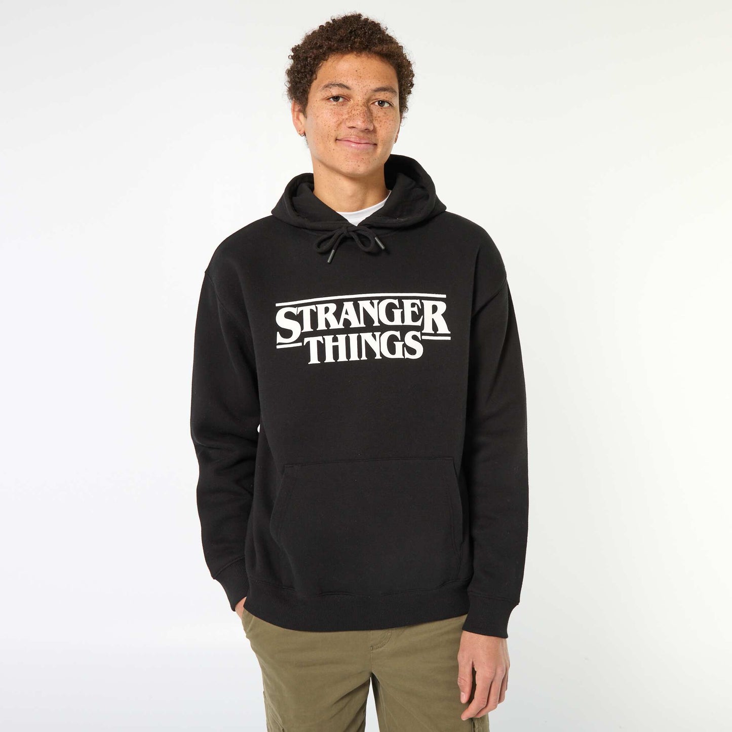 Sweat à capuche 'Stranger Things' NOIR