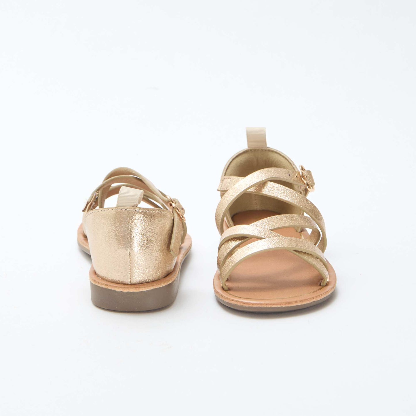 Sandales brides unie JAUNE