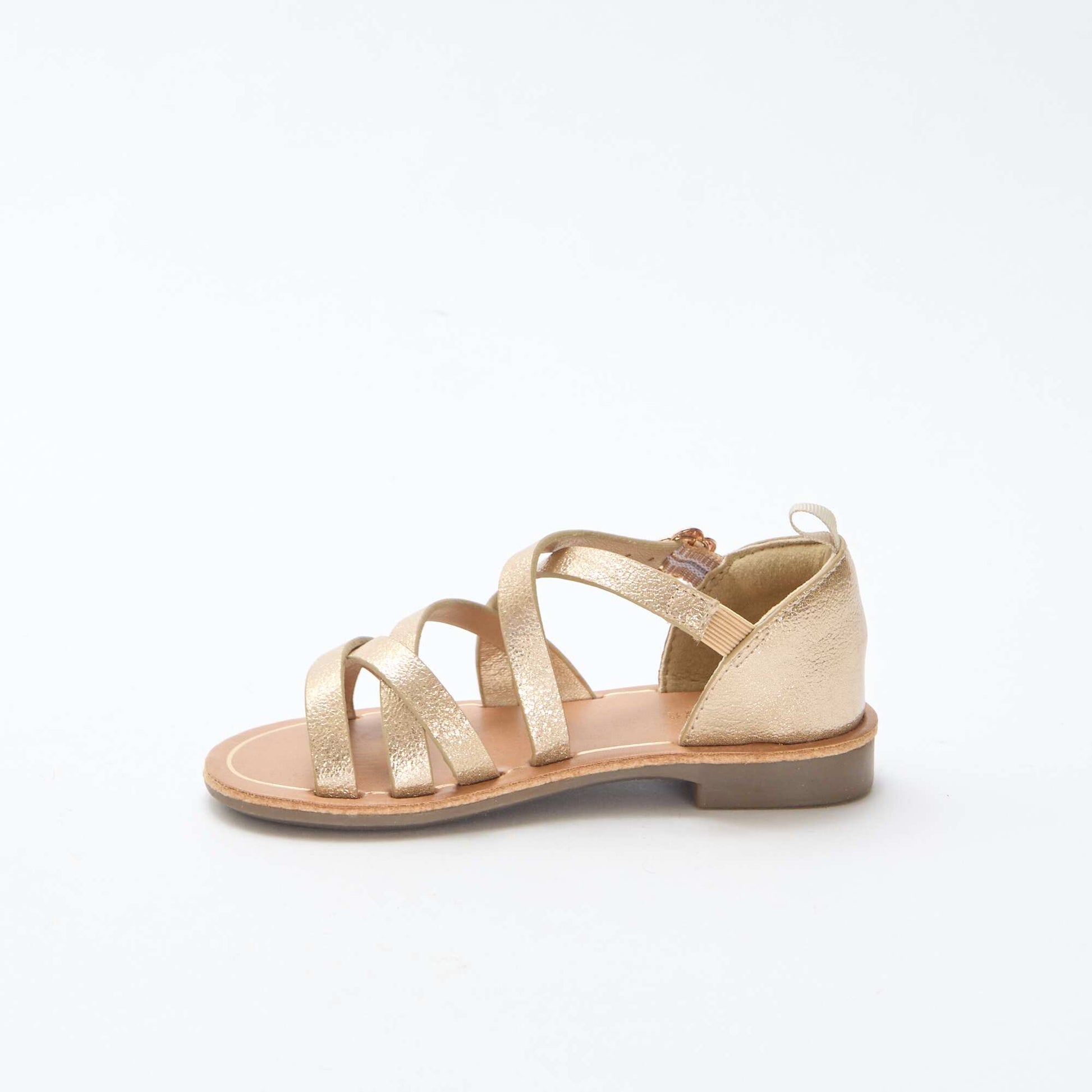 Sandales brides unie JAUNE