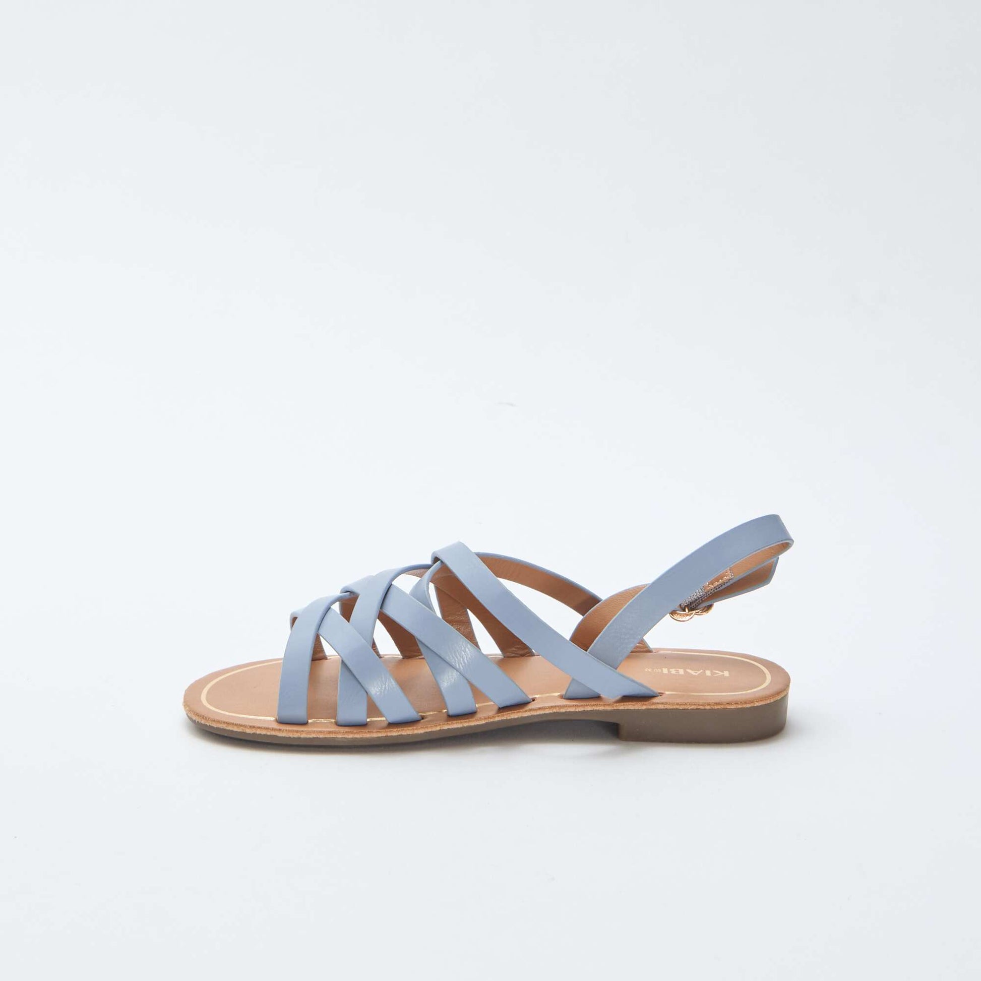 Sandales à brides avec boucles BLEU