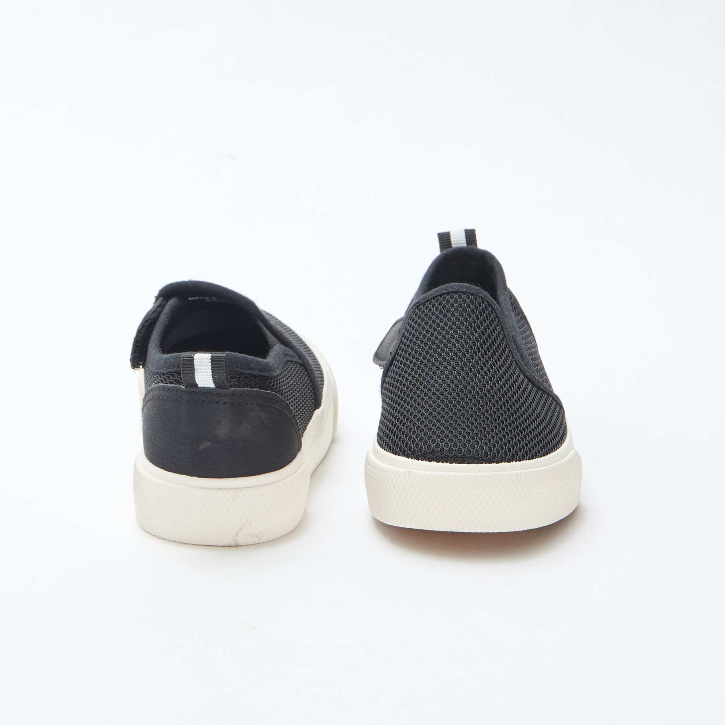 Basket slip-on en mesh uni NOIR