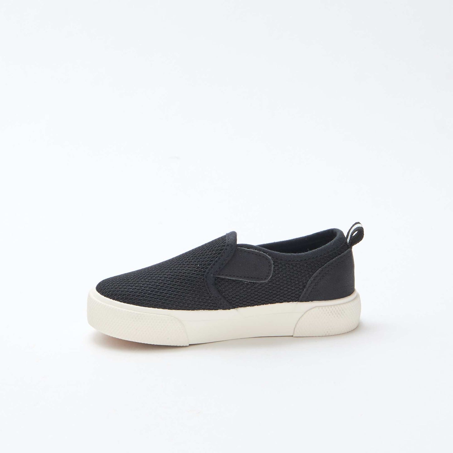 Basket slip-on en mesh uni NOIR