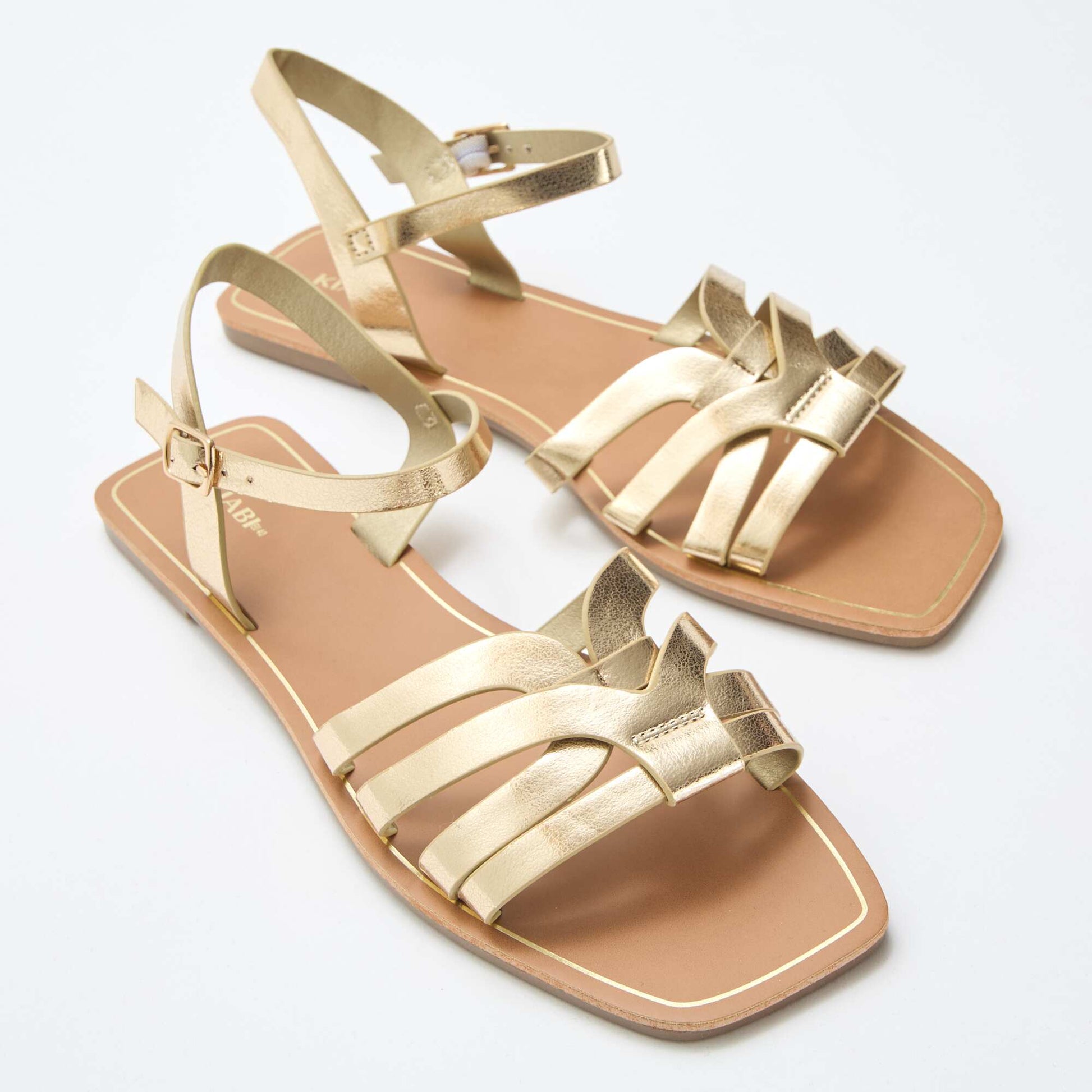 Sandales en bride croisée DORé