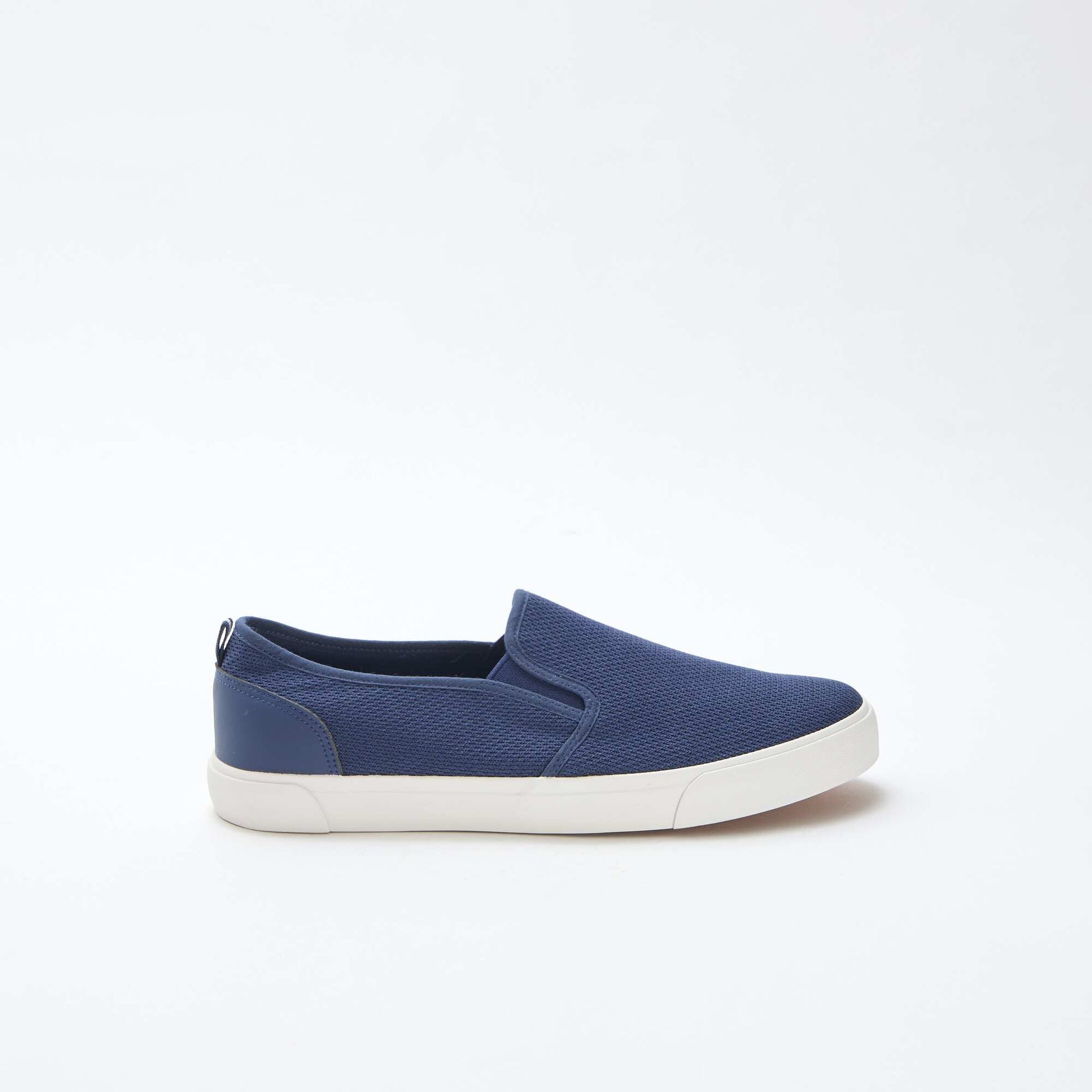 Baskets basses slip-on en mesh BLEU