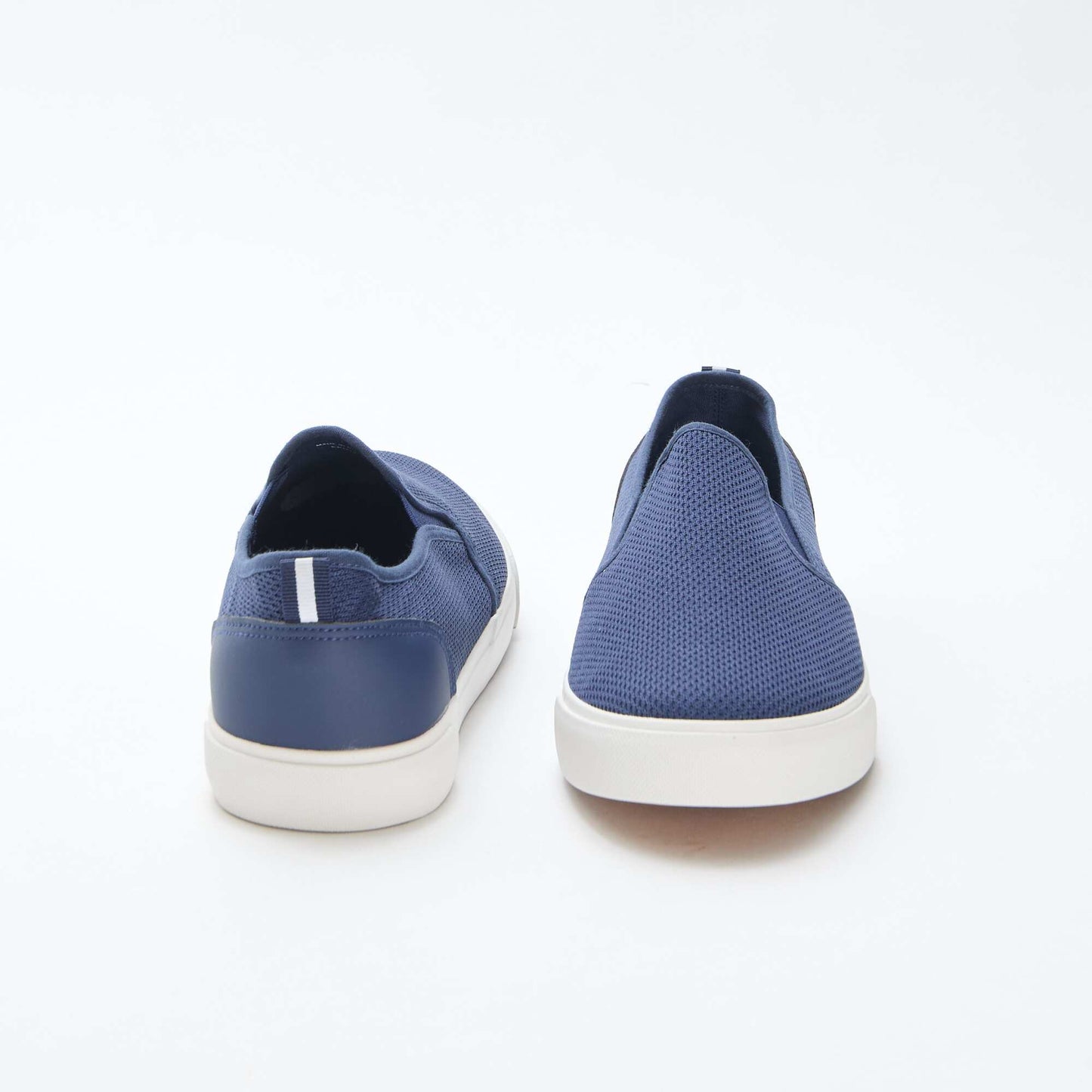 Baskets basses slip-on en mesh BLEU