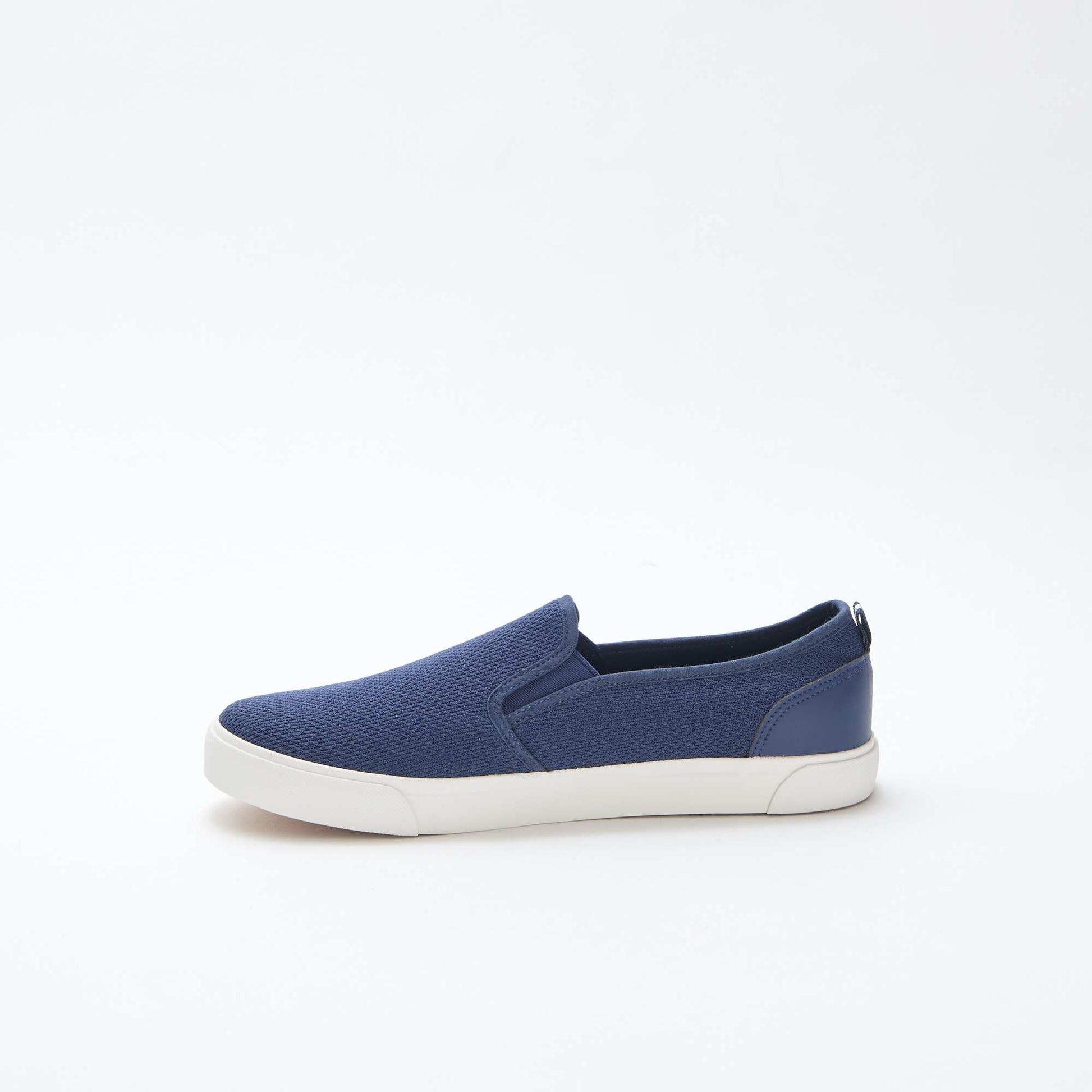 Baskets basses slip-on en mesh BLEU