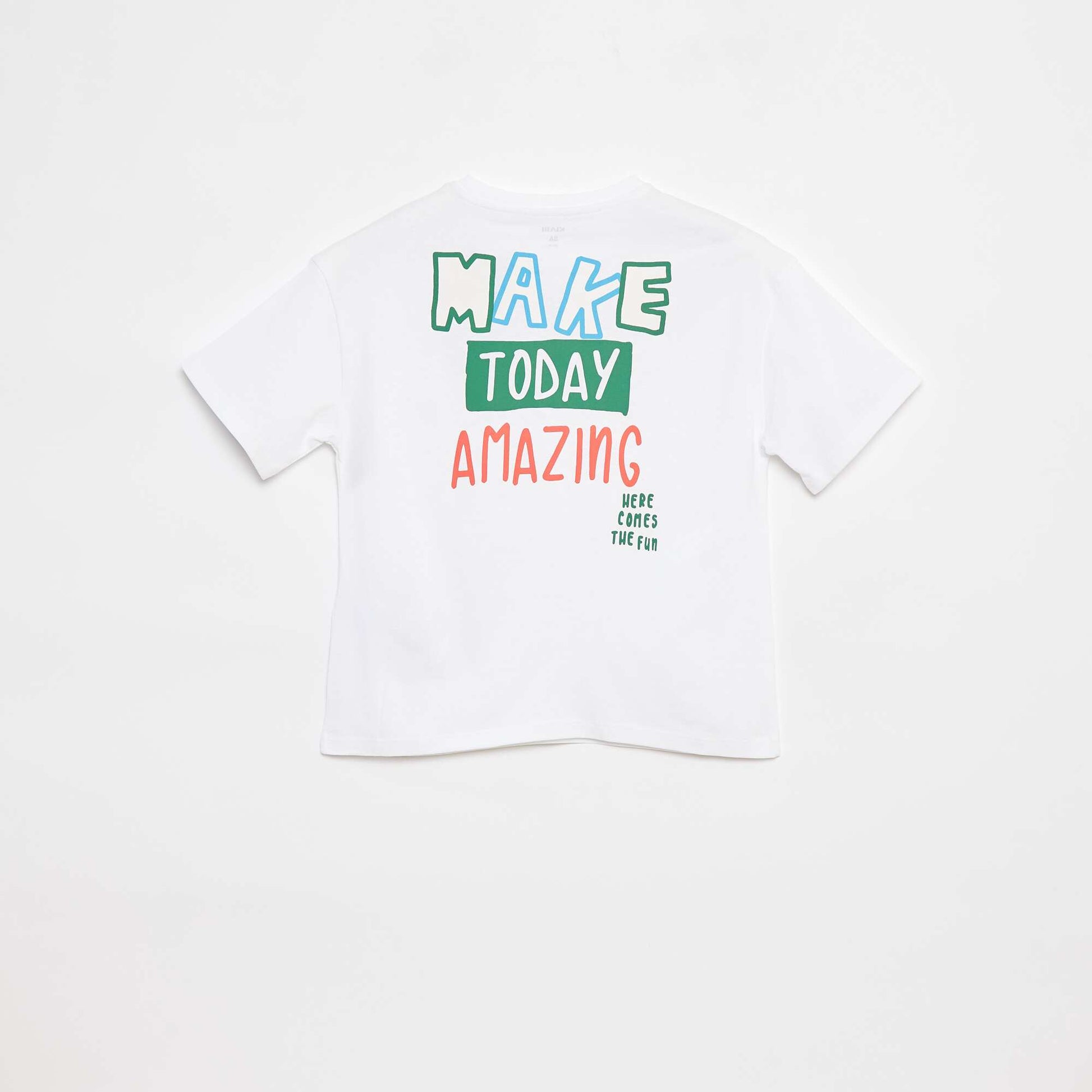 T-shirt loose à manches courtes BEIGE