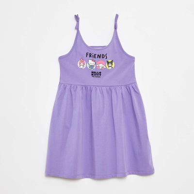 Robe légère à imprimé 'Hello Kitty' VIOLET