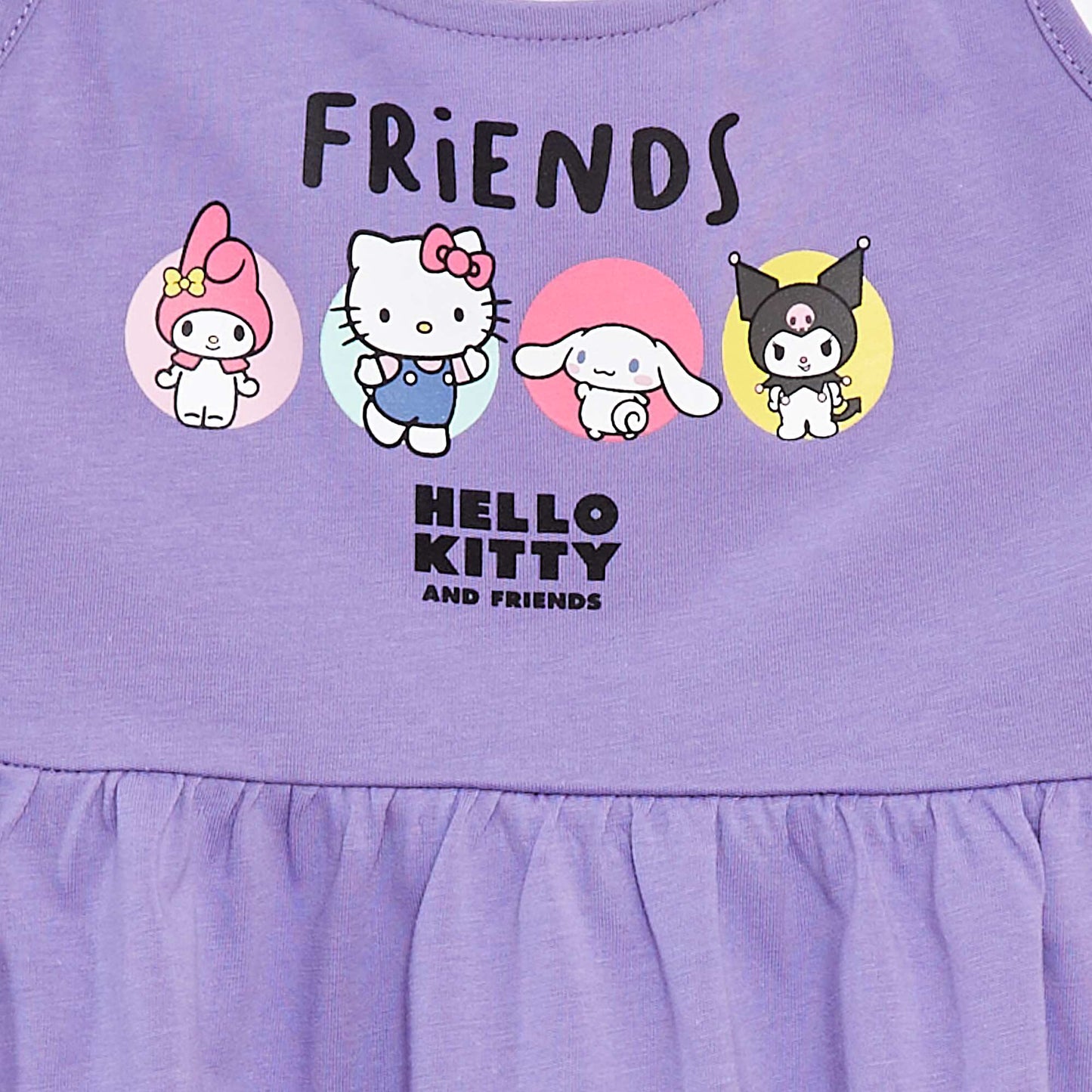 Robe légère à imprimé 'Hello Kitty' VIOLET