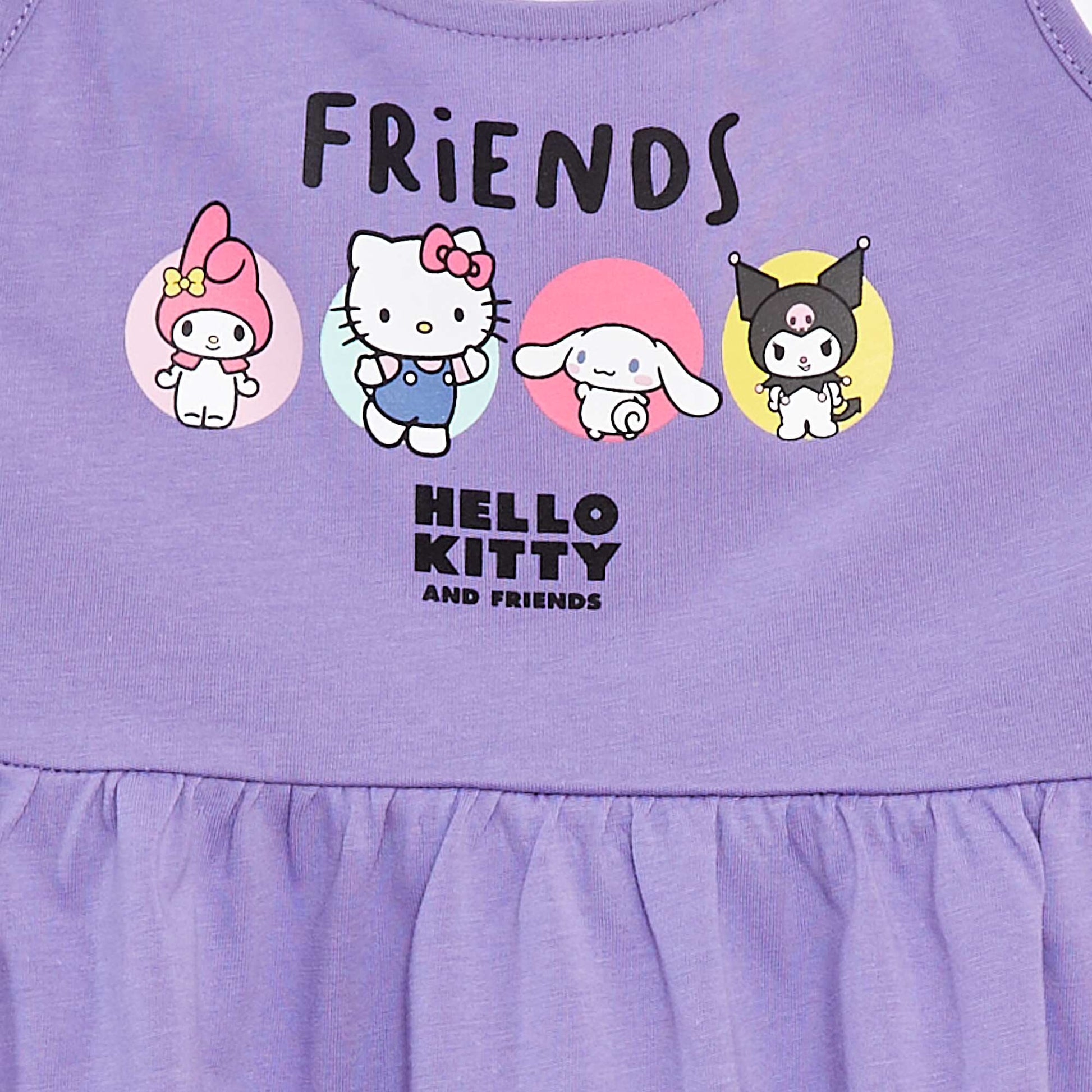Robe légère à imprimé 'Hello Kitty' VIOLET