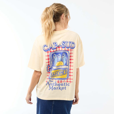Tee-shirt oversize à message JAUNE