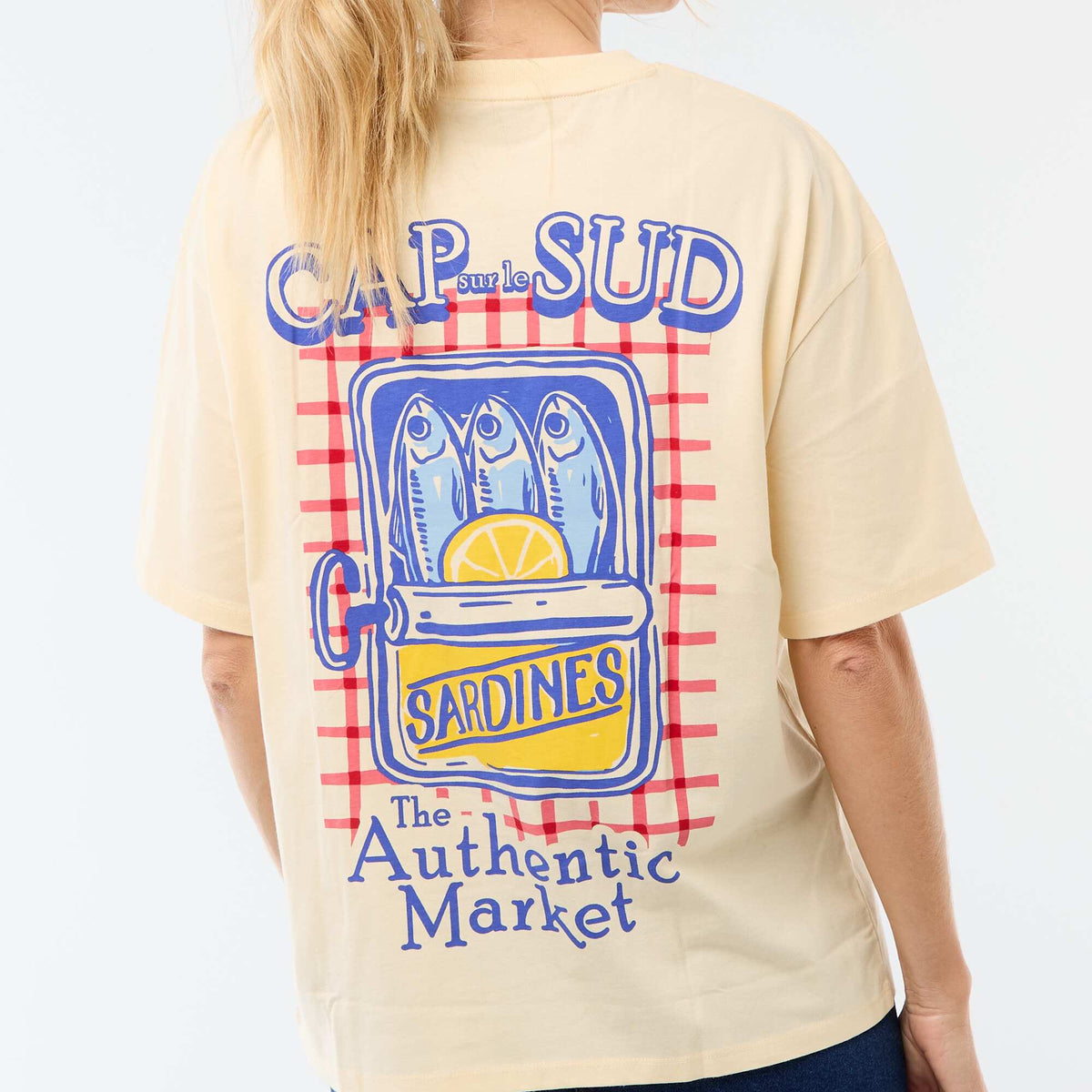 Tee-shirt oversize à message JAUNE