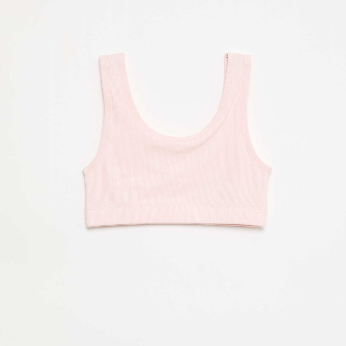 Lot de brassière en maille côtelée GRIS